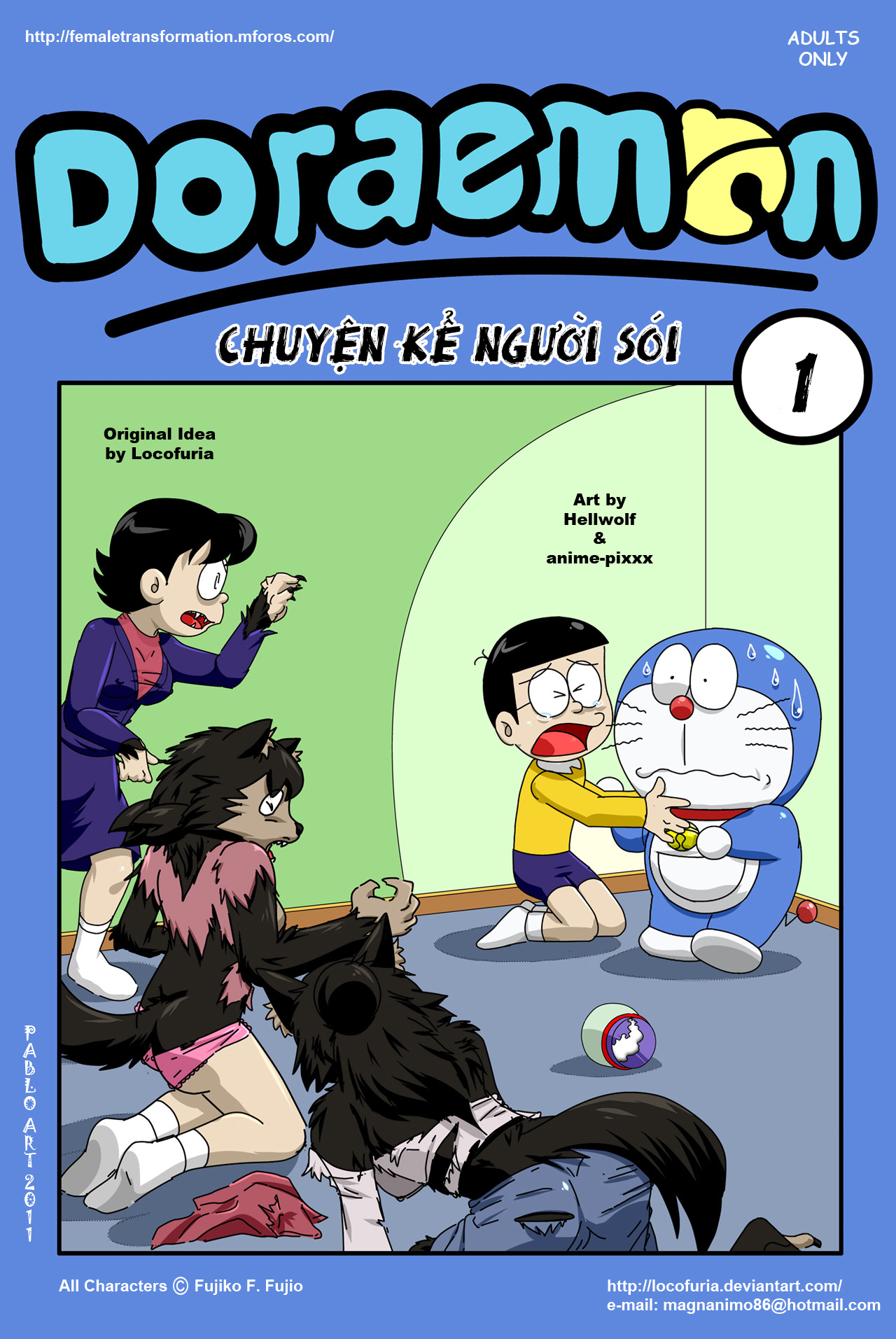 Đọc truyện hentai DORAEMON? - Vol 1 - Chap 1: Kem Người Sói