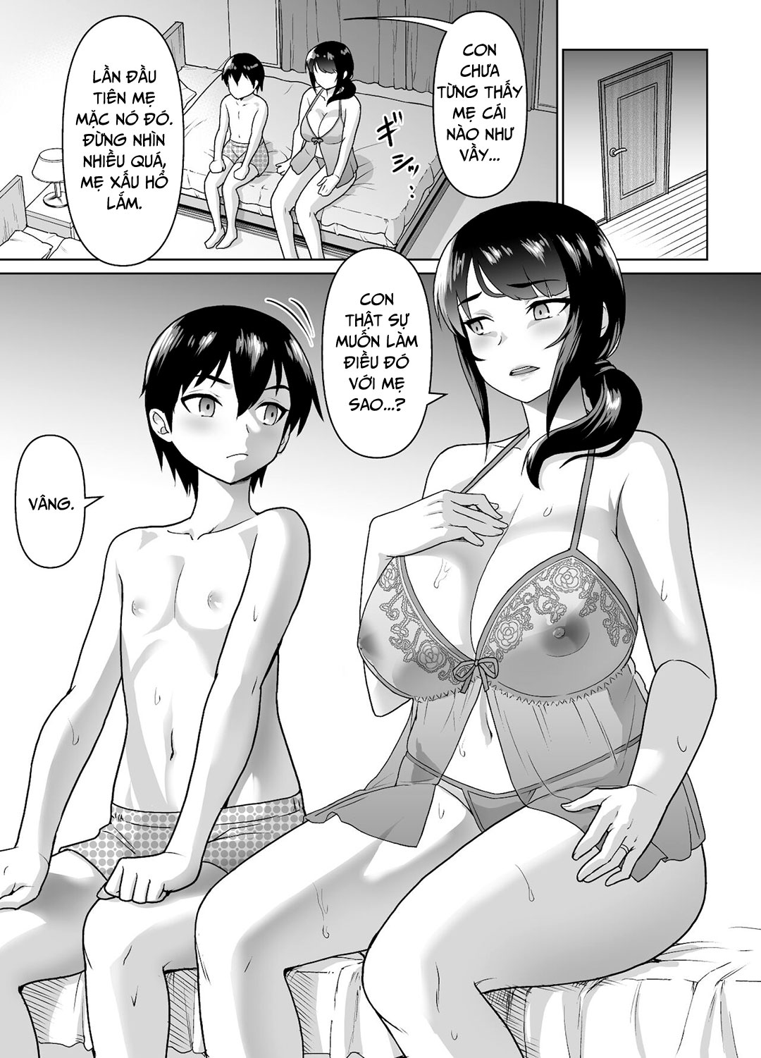Đọc truyện hentai Mối quan hệ giữa mẹ và con trai bắt đầu - Oneshot