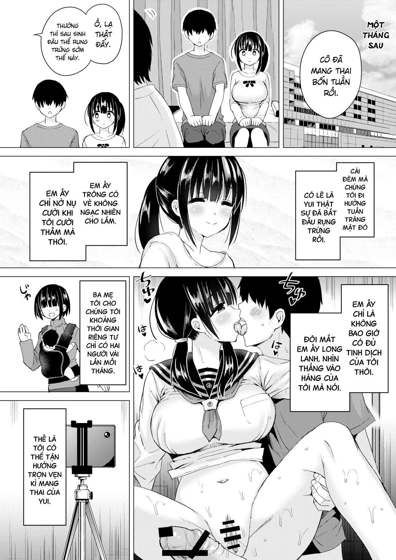 Đọc truyện hentai Câu chuyện làm em bé với cô em gái nhỏ hơn 7 tuổi và có phẩm chất của một người vợ hoàn hảo - Chap 2: End?