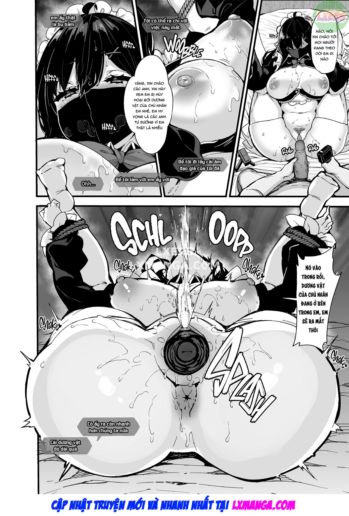 Đọc truyện hentai Nonohara Yuzuka No Himitsu No Haishin - Chap 4 - [END]