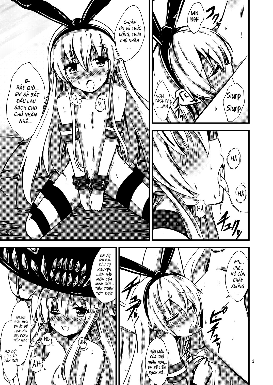 Đọc truyện hentai Kuubo Wo-Kyuu-chan no Shimakaze Yuri Dorei Choukyou~Senkan Re-Kyuu no Shucchou SM Choukyou Hen~ - Oneshot