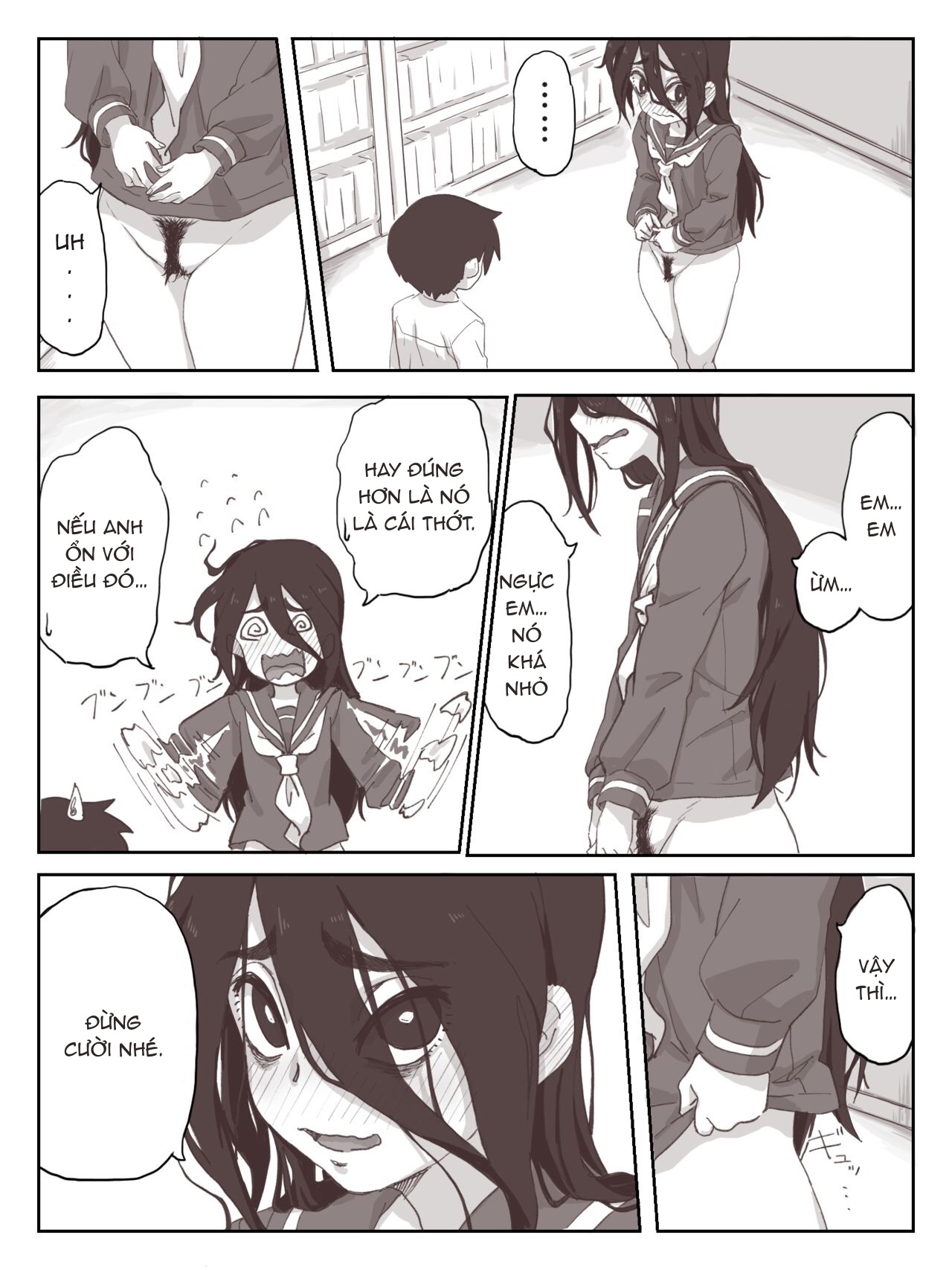 Đọc truyện hentai Senpai, hãy ra trên tay em - Oneshot