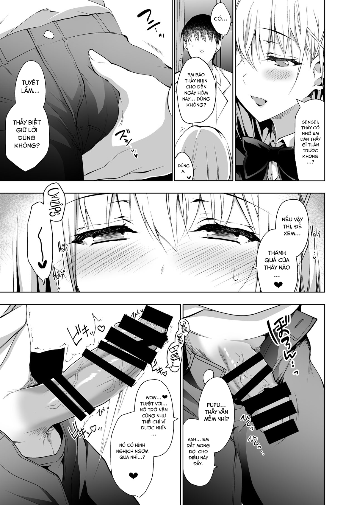 Đọc truyện hentai Buổi giải tỏa căng thẳng của hội trưởng hội học sinh - Oneshot