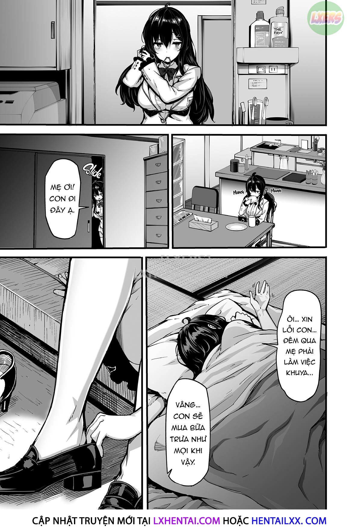 Đọc truyện hentai Nonohara Yuzuka No Himitsu No Haishin - Chap 1