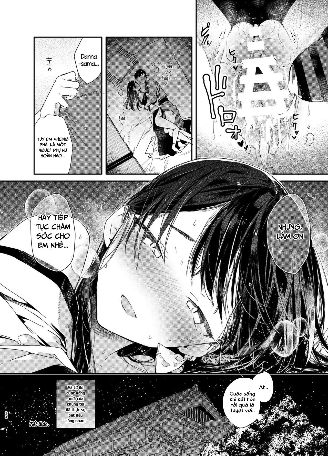 Đọc truyện hentai Tâm tình cùng cô vợ dâm đãng trong tà áo kimono - Oneshot