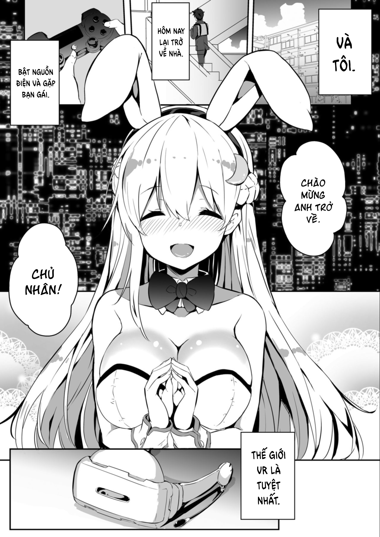 Đọc truyện hentai VR dakedo Amaetai - 1 shot cute vãi cức