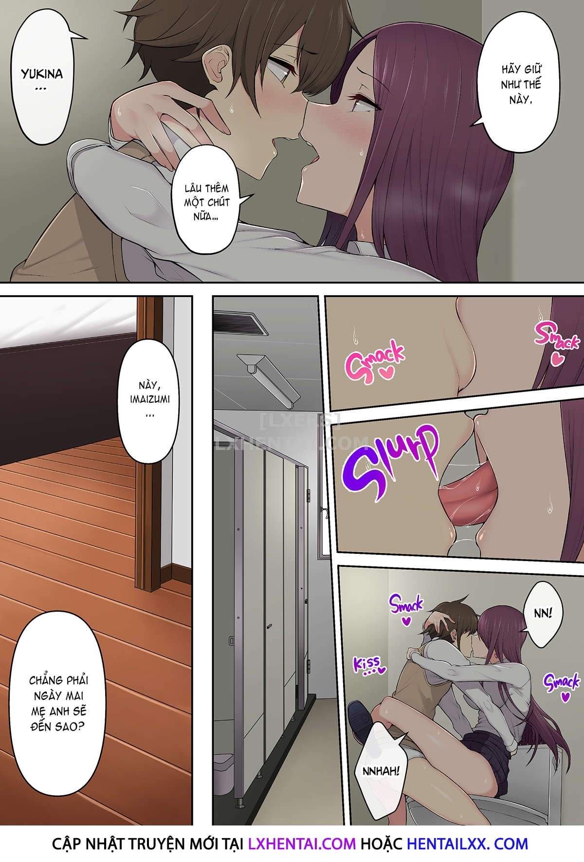 Đọc truyện hentai Imaizumi đưa cả bầy Gyaru về nhà mình - Chap 3