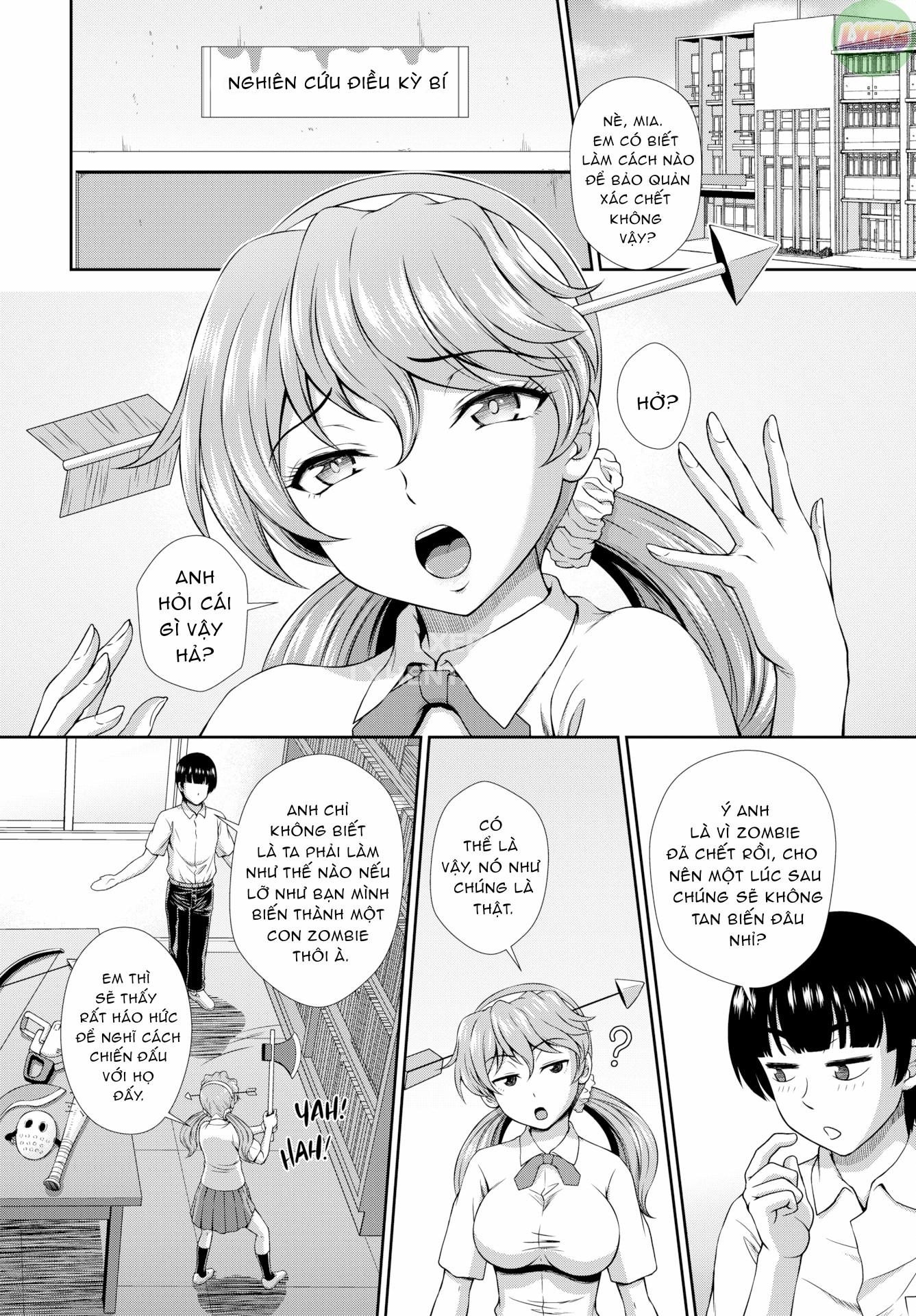 Đọc truyện hentai Cách để duy trì sự sống cho một cô gái Zombie - Chap 3