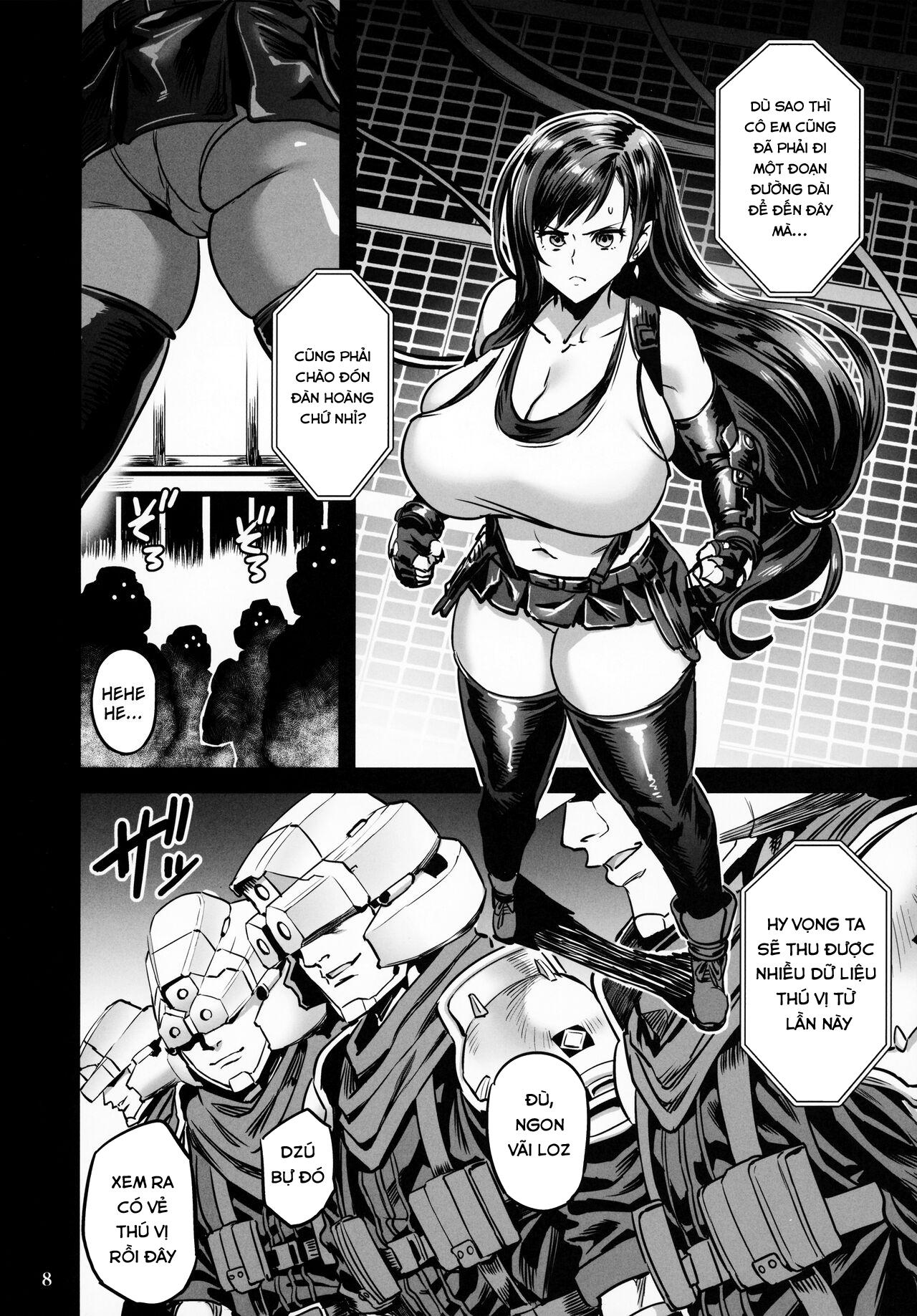 Đọc truyện hentai Deka Chichi Terrorist no Kousei Kouhai Jikken (Final Fantasy VII) - Oneshot