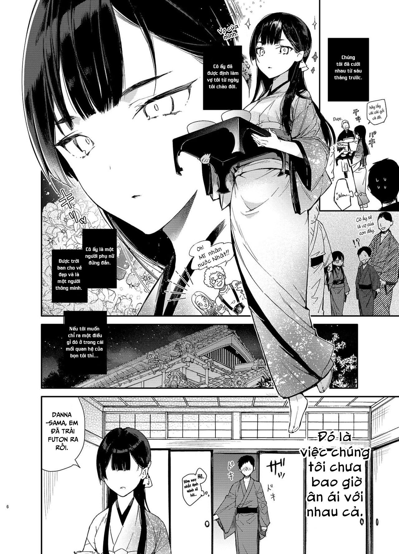 Đọc truyện hentai Tâm tình cùng cô vợ dâm đãng trong tà áo kimono - Oneshot