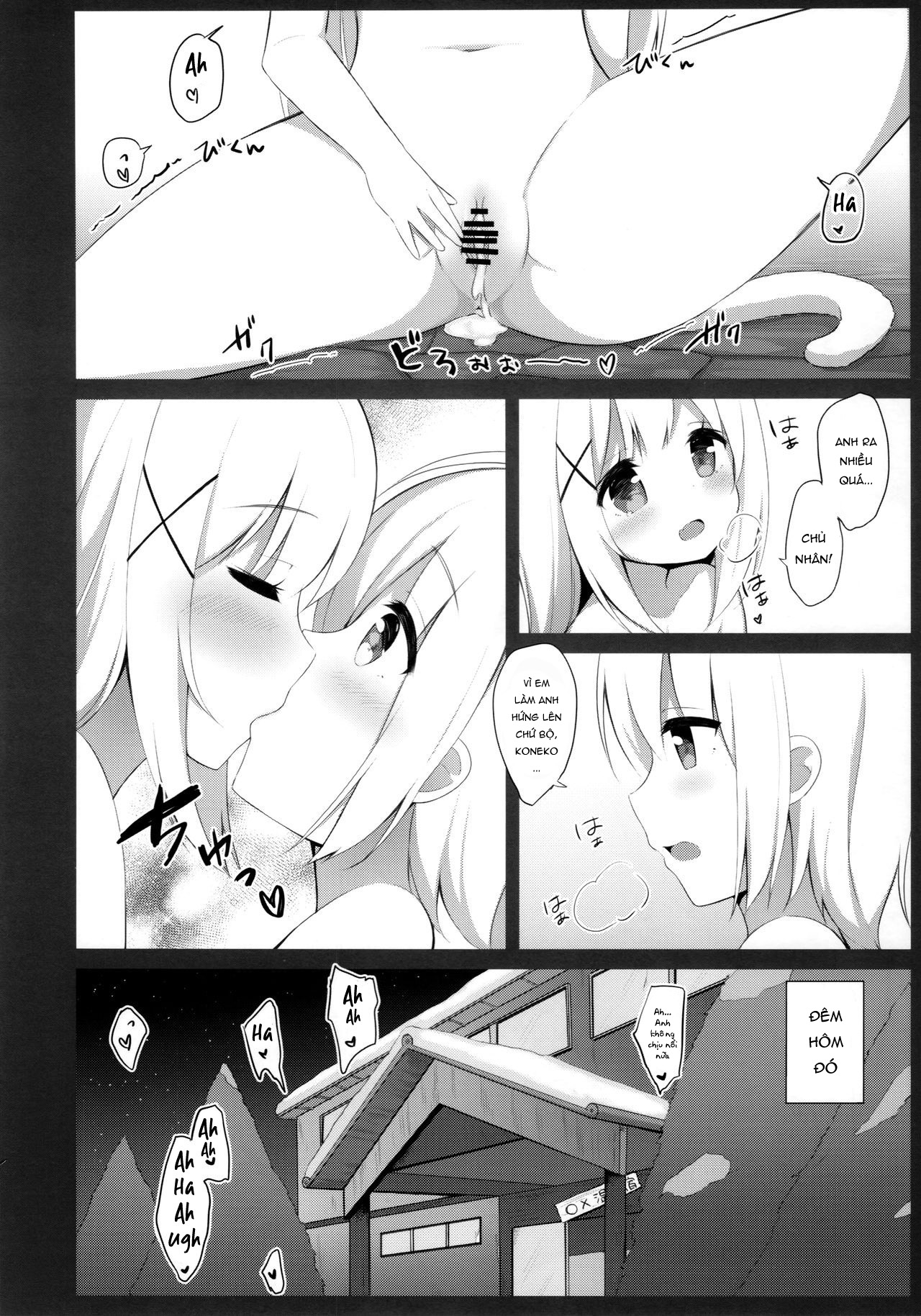 Đọc truyện hentai Kỳ nghỉ đông hư hỏng của chủ nhân và Koneko - Oneshot