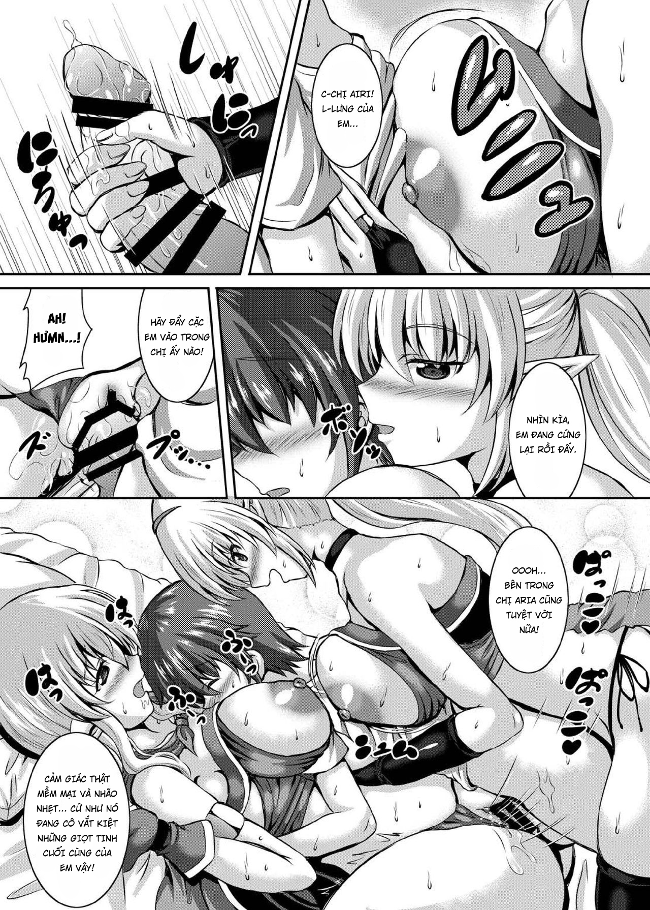 Đọc truyện hentai Tôi và những chị gái ở thế giới song song - Oneshot