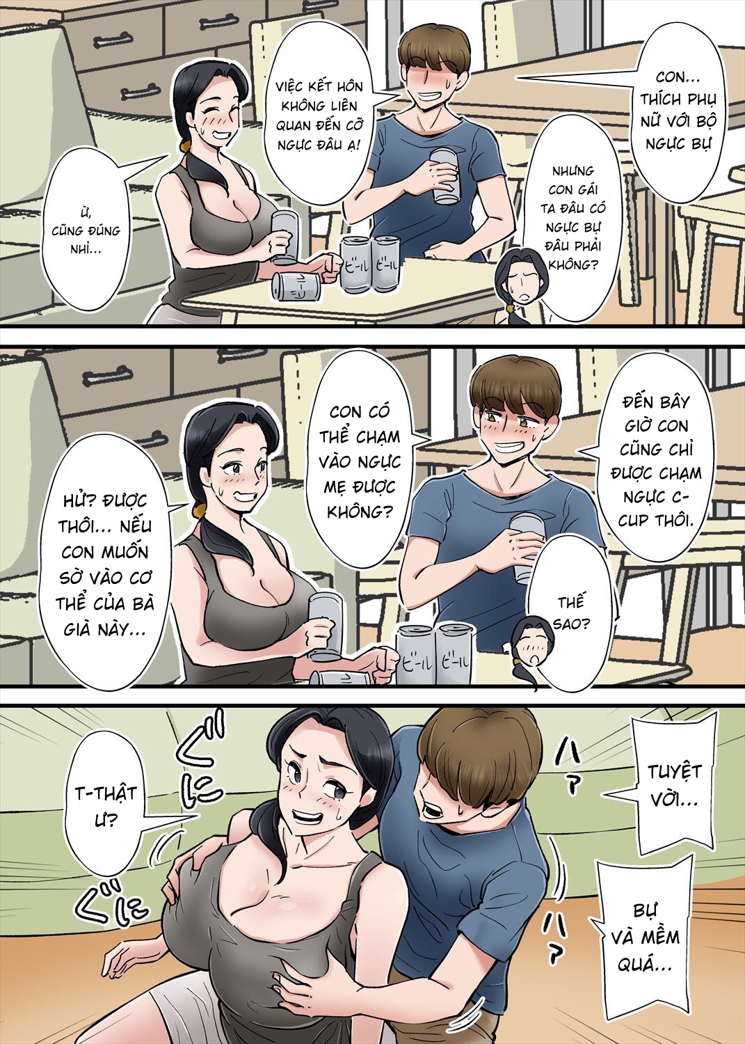 Đọc truyện hentai Tôi Lén Lút Ngoại Tình Với Bà Mẹ Vợ - Oneshot