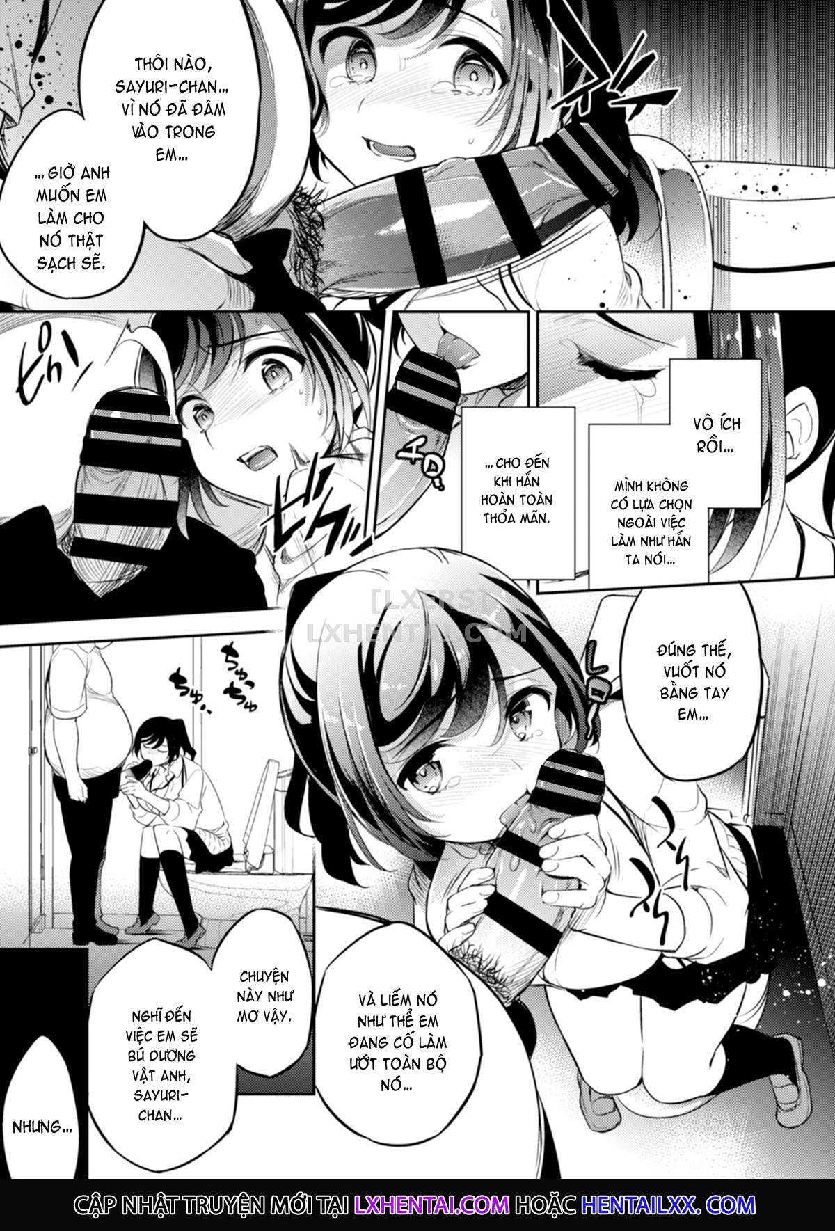 Đọc truyện hentai Sayuri - Kareshi to Hatsu H Mokuzen ni Chikan ni NTR-reta Shoujo - Chap 2 - A Girl Who Got Fucked In The Train Station Bathroom
