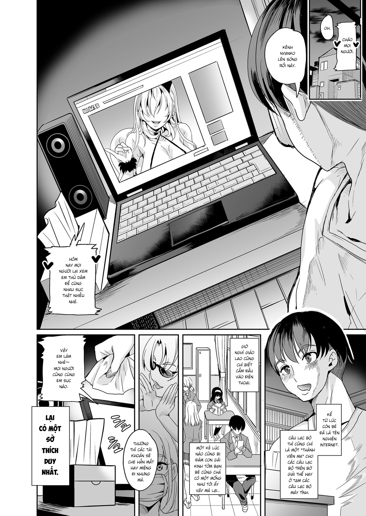 Đọc truyện hentai Ura aka tokutei apuri ~ hentai yuutousei mukidashi no seiheki~ - Oneshot - Có che