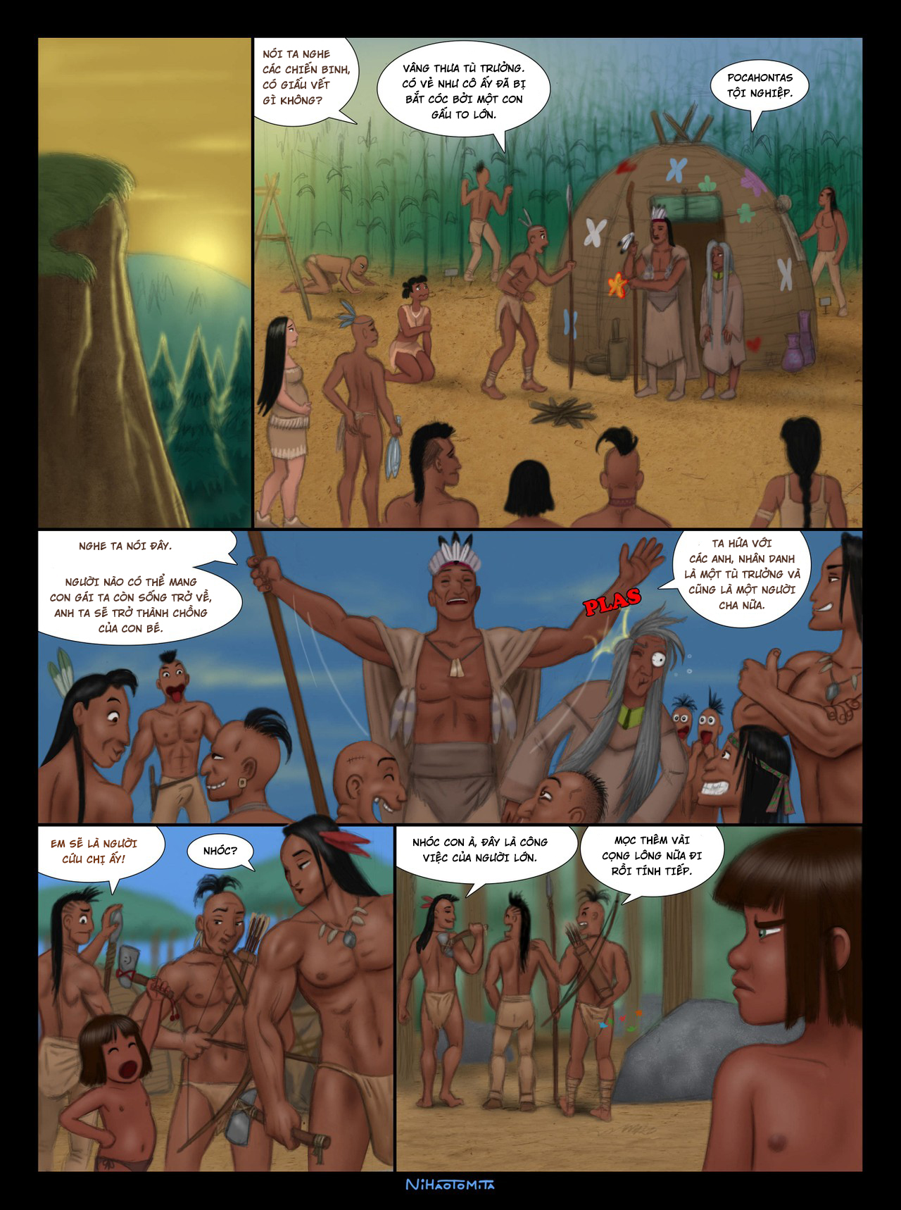 Đọc truyện hentai Thiên nhiên lên tiếng (Pocahontas) - Oneshot