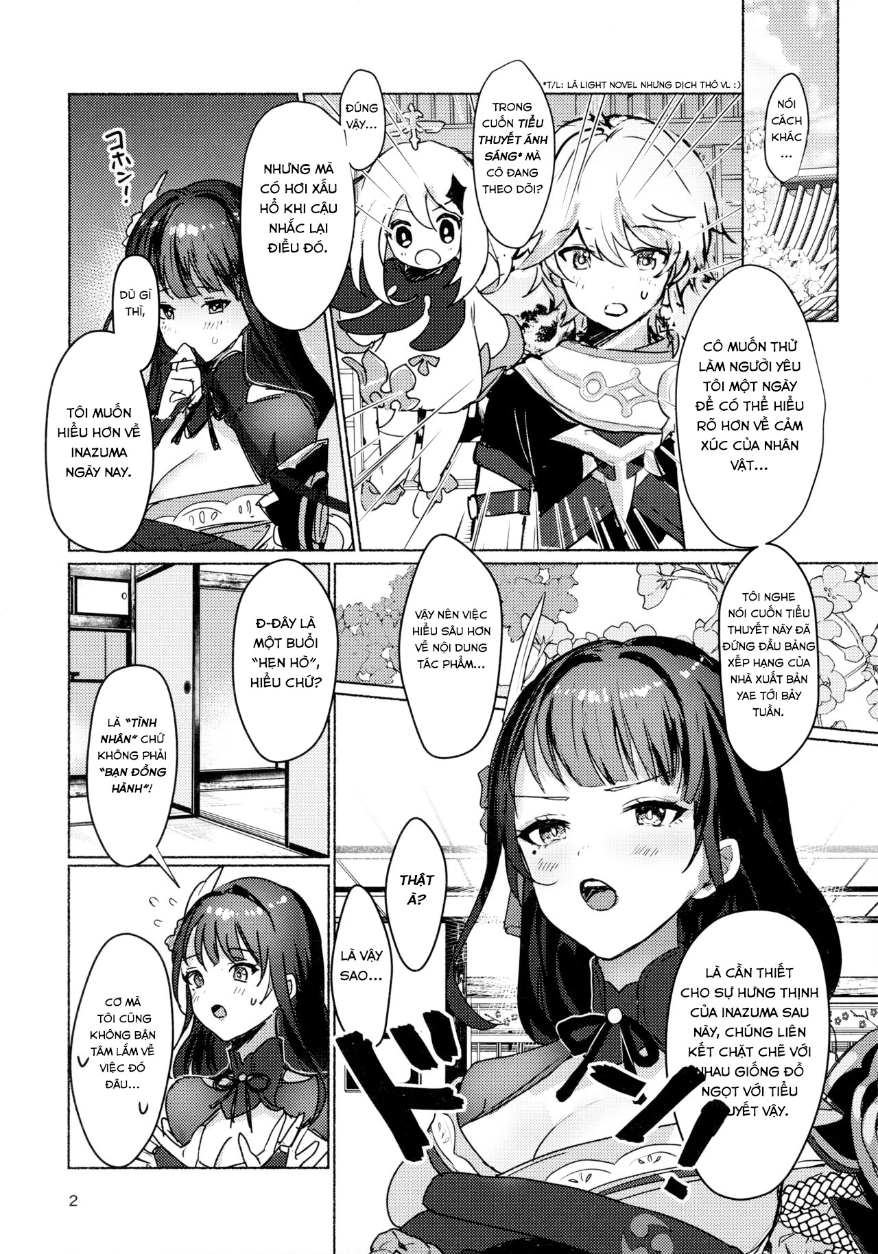 Đọc truyện hentai Raiden Shogun to xxx no Tokkun o Suru Hon - Oneshot