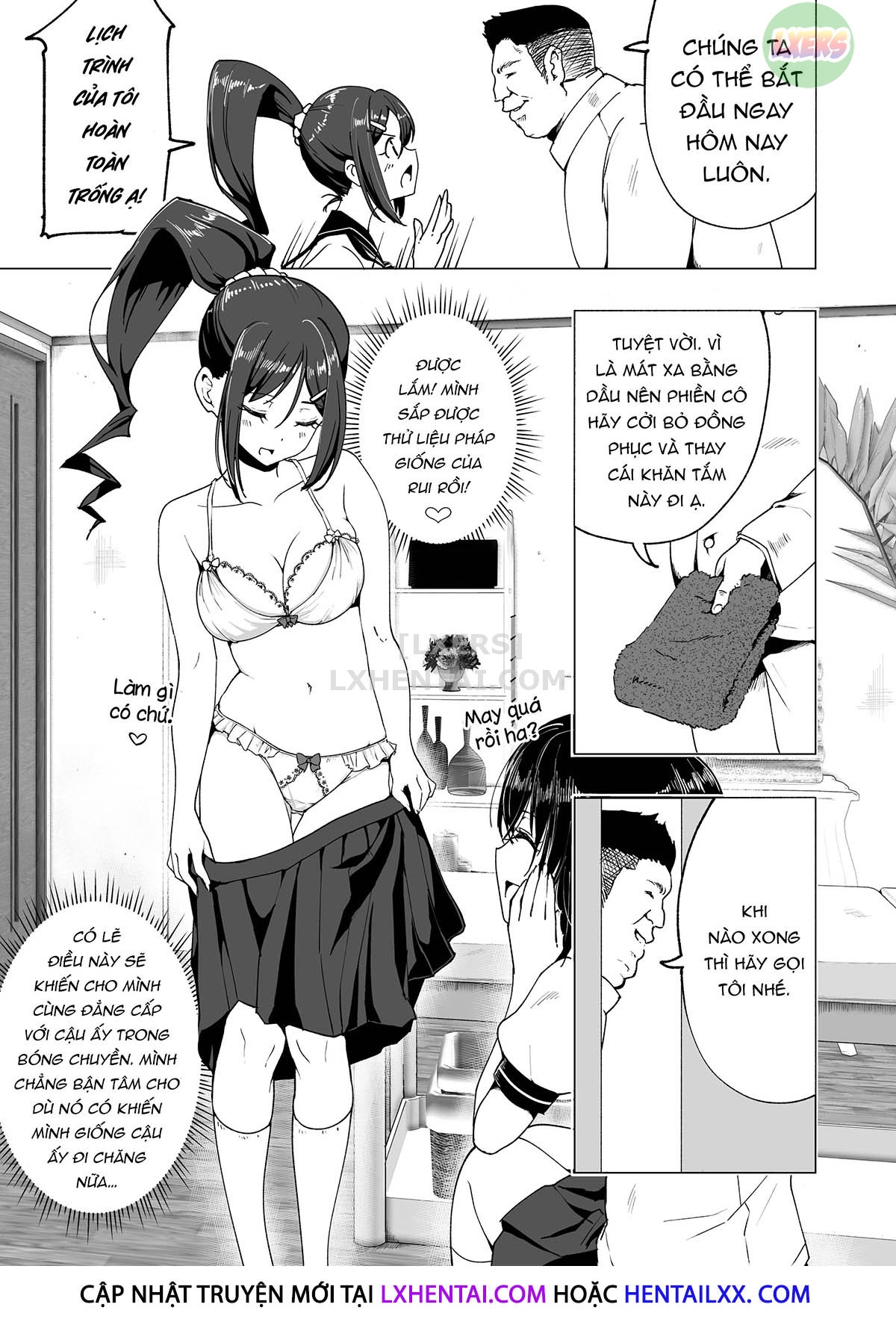 Đọc truyện hentai Cô gái bóng chuyền này đã được trải nghiệm một mát xa gợi cảm - Chap 1