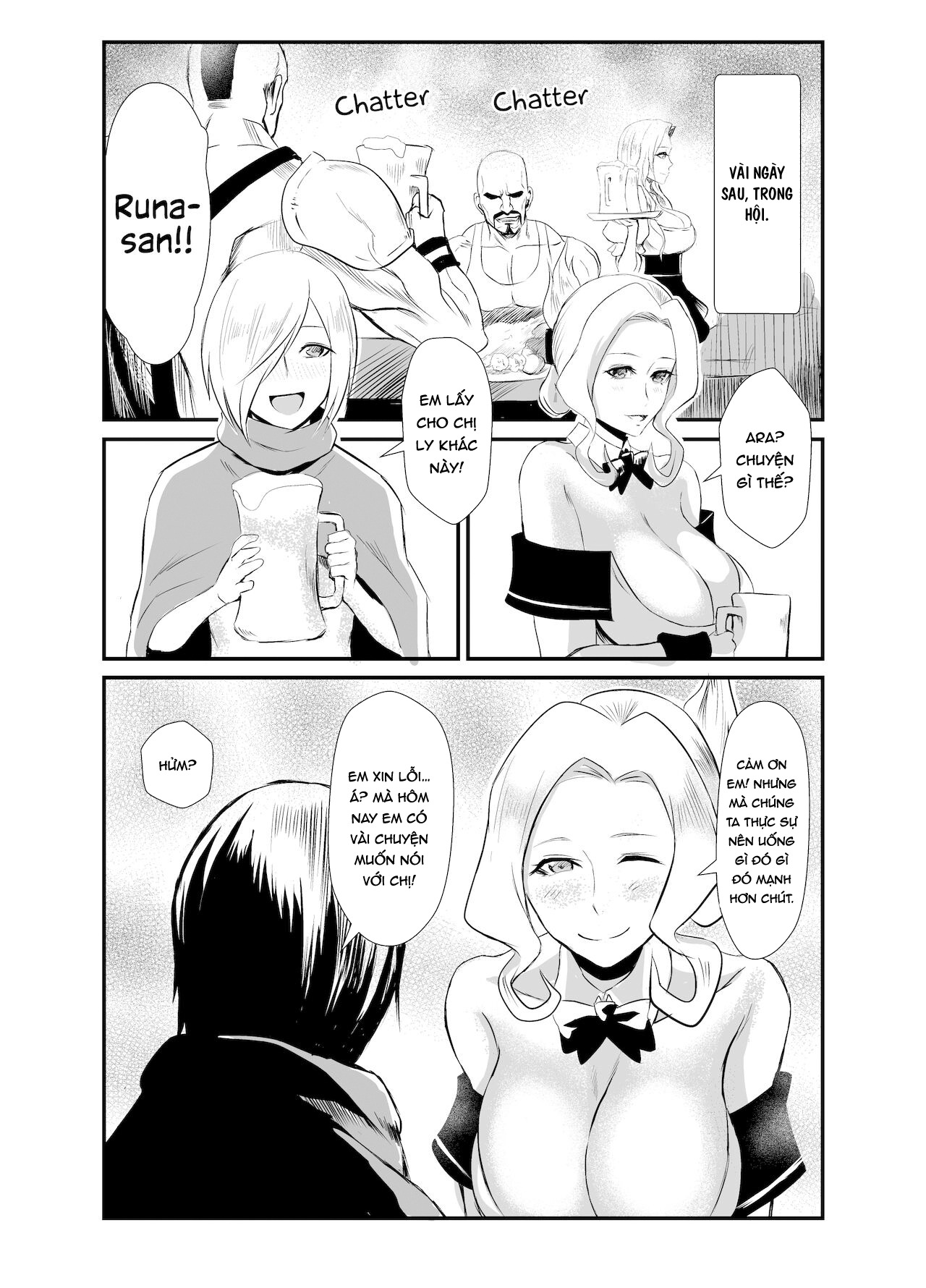Đọc truyện hentai Cô gái lễ tân và nhà mạo hiểm trẻ. - Oneshot