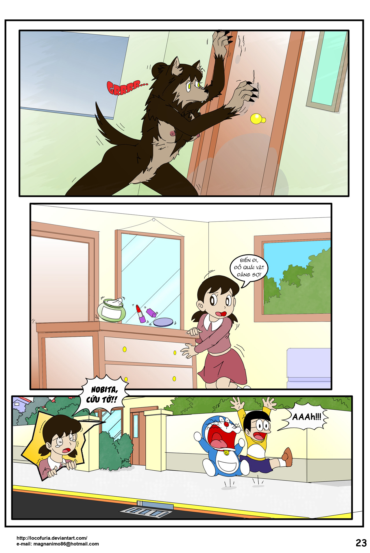 Đọc truyện hentai DORAEMON? - Vol 1 - Chap 2: Kem Người Sói