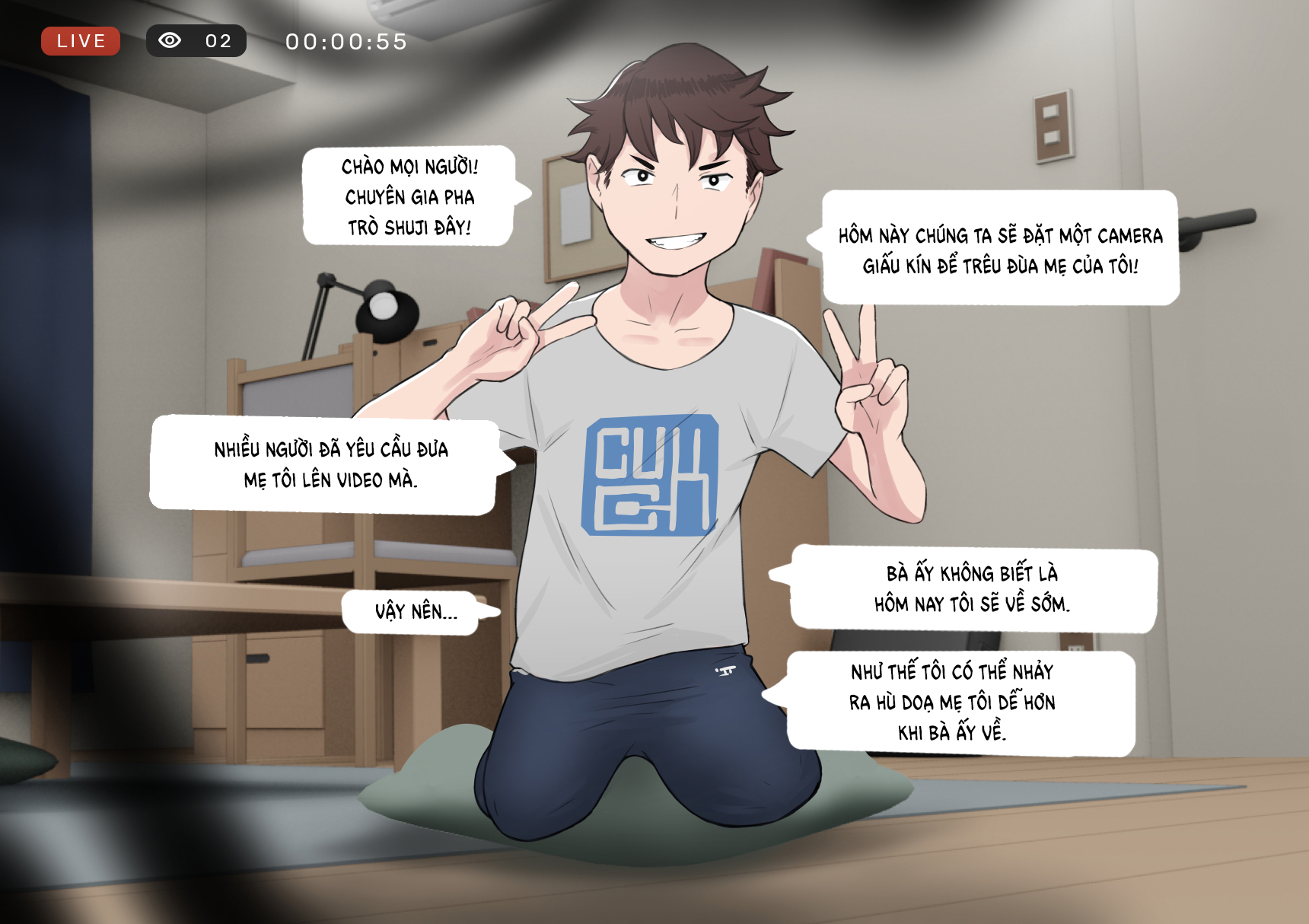 Đọc truyện hentai Trò chơi khăm - Oneshot