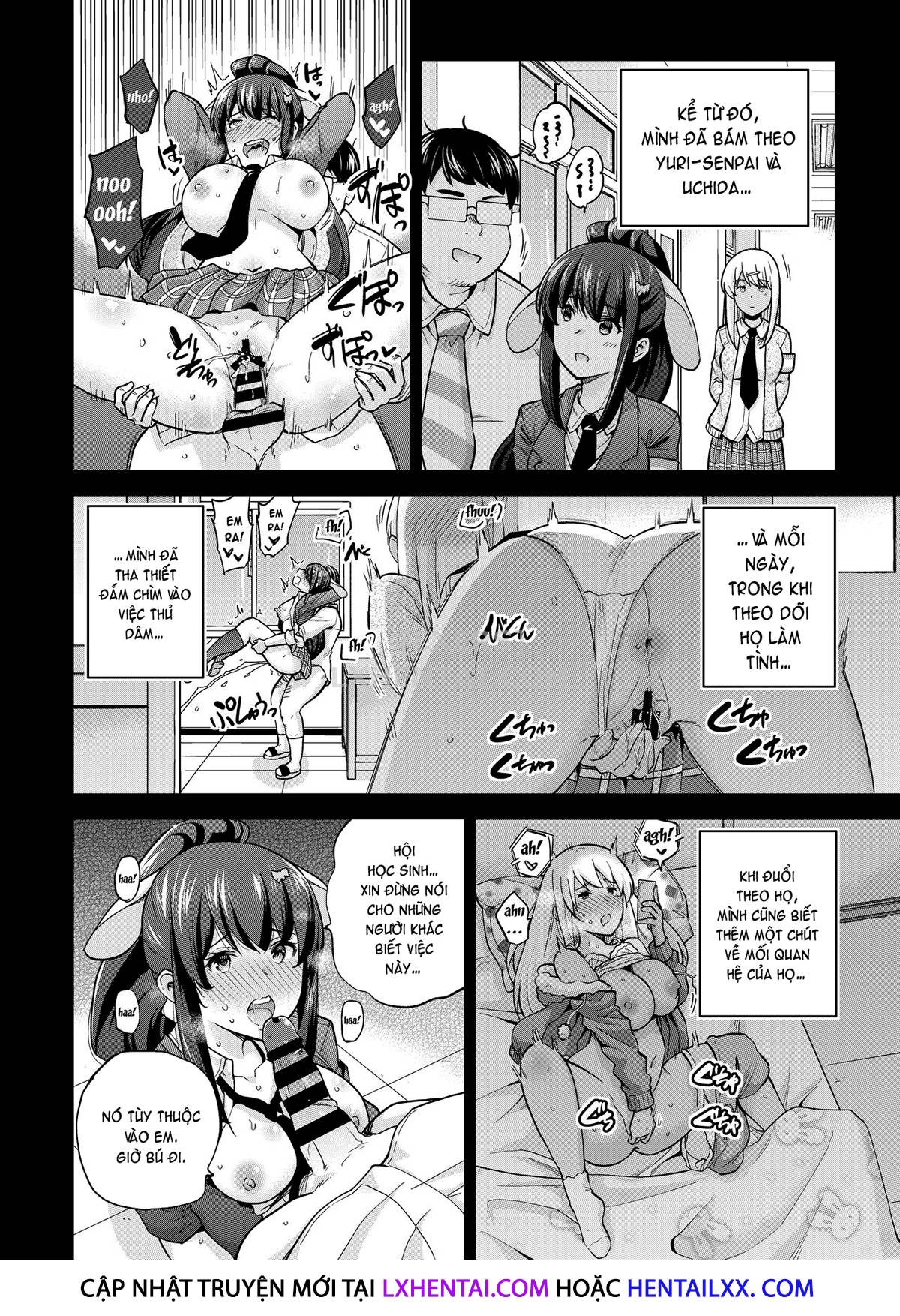 Đọc truyện hentai SNS Seitokai Yakuin Wo Netotte Share Suru Hanashi. Chap 3