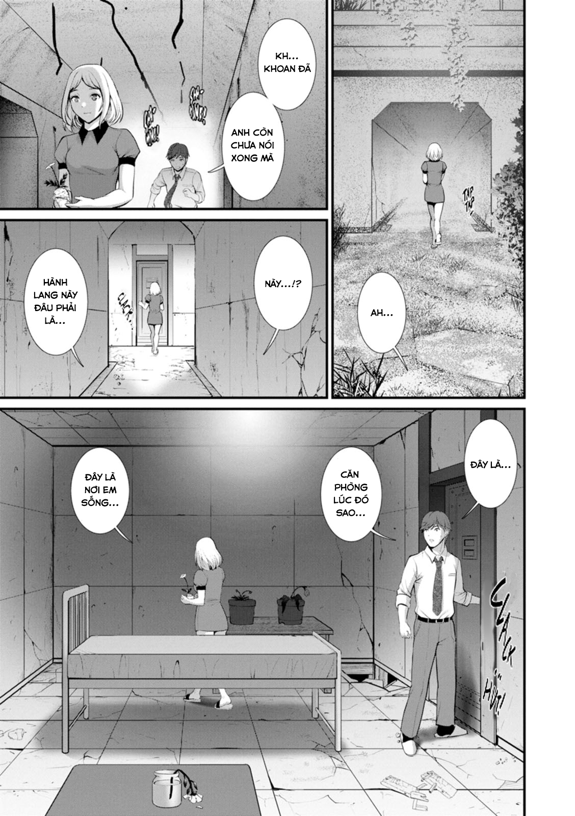 Đọc truyện hentai Tuần trăng mật dưới 30m đất - Chap 3