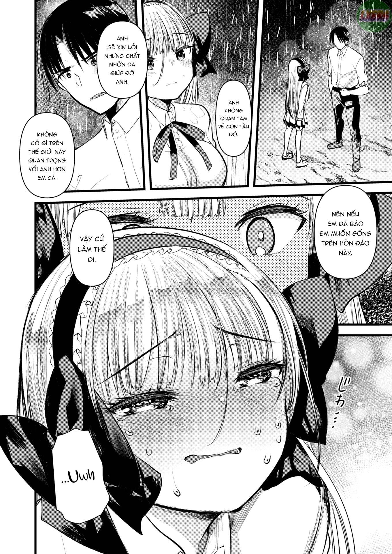 Đọc truyện hentai Cuộc sống thư thái nơi đảo hoang cùng cô Kỵ sĩ công chúa Level 1 - Chap 9
