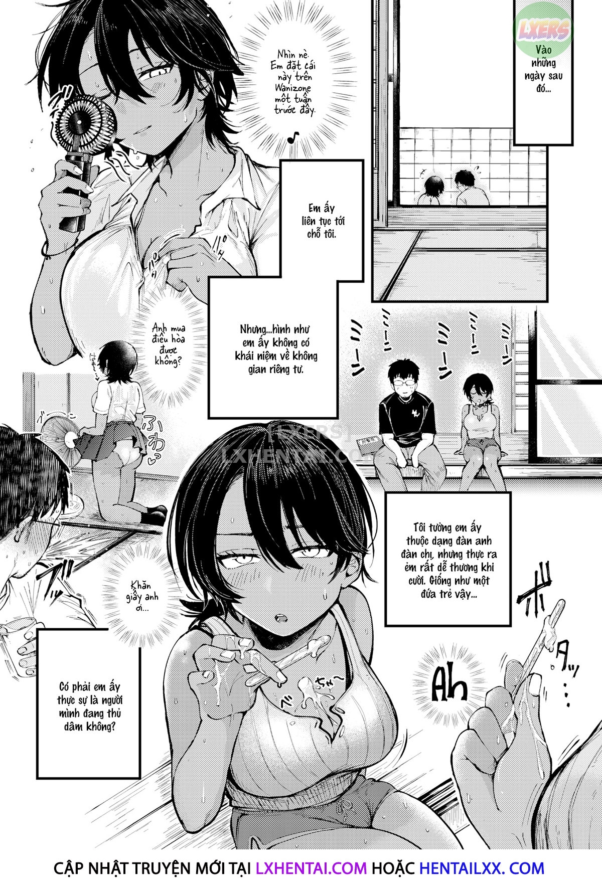 Đọc truyện hentai Không gì bằng trà lúa mạch vào ngày nóng - Oneshot