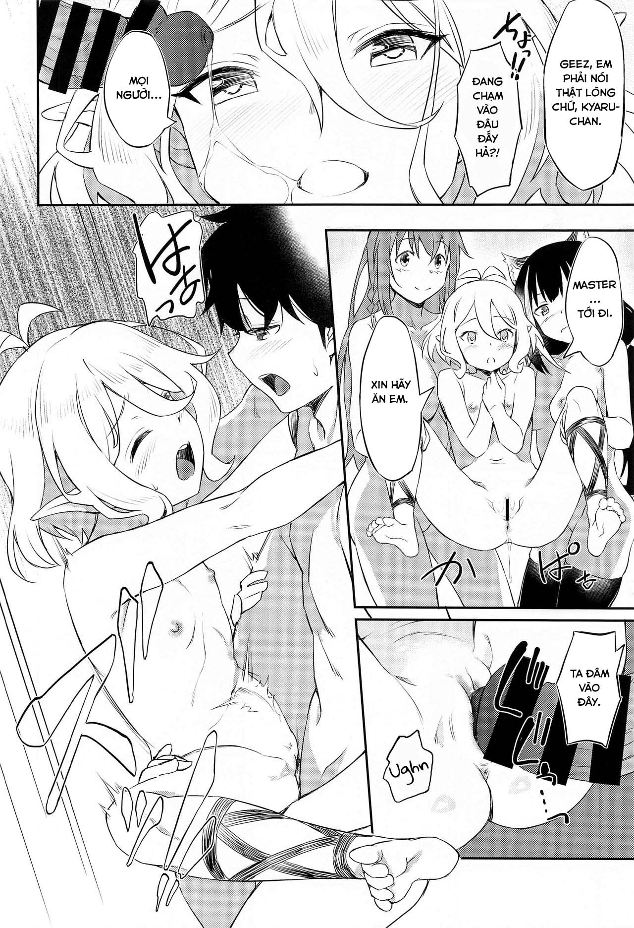Đọc truyện hentai Nakayoshi Bishokuden - Oneshot