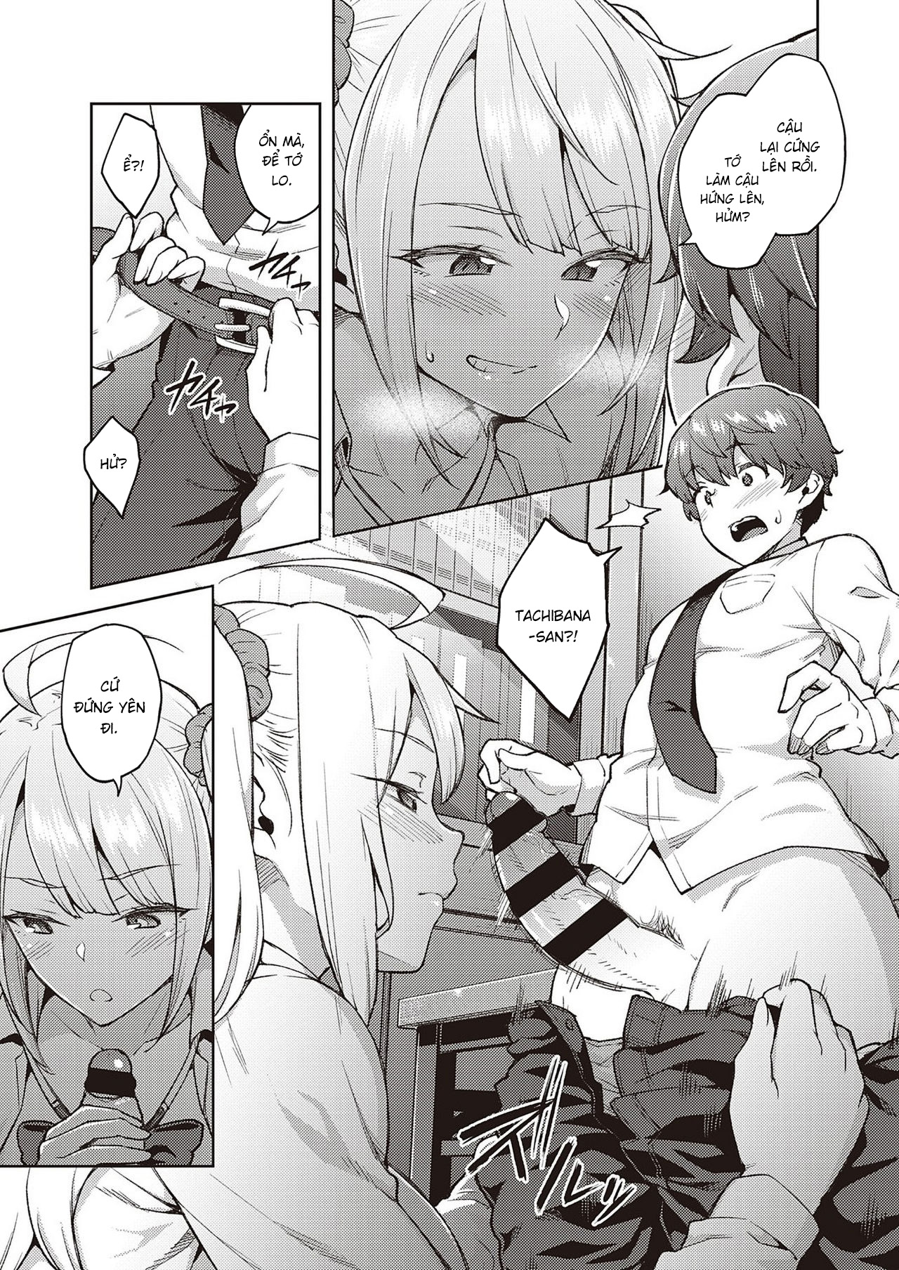 Đọc truyện hentai Làm ơn! Đừng trêu tớ nữa mà, Tachibana-san! - Oneshot