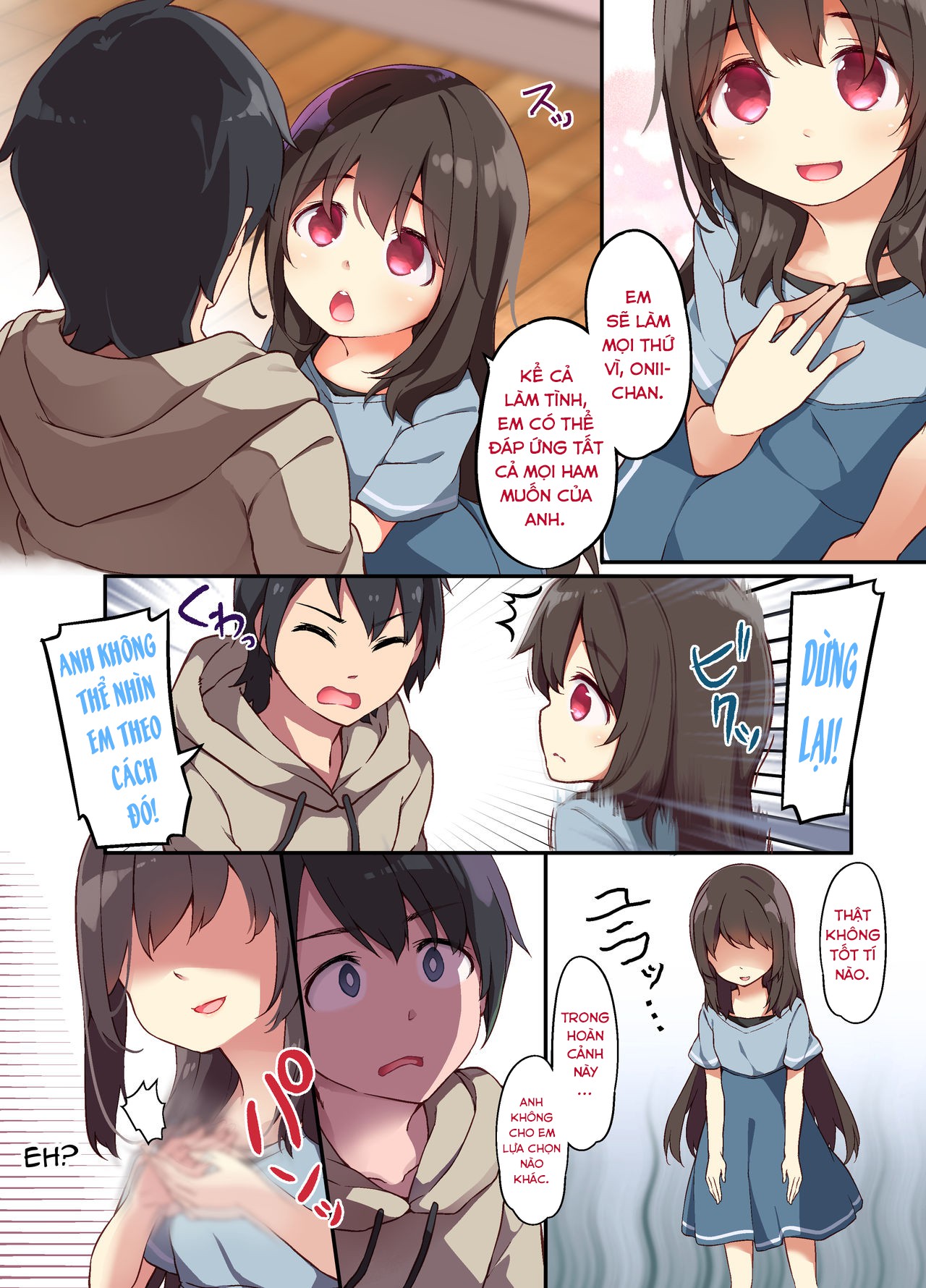 Đọc truyện hentai Cô em gái Yandere muốn được mang thai bởi anh trai của mình, vì vậy cô chuyển đổi cơ thể với anh cô và họ đã quan hệ tình dục sinh con - Oneshot