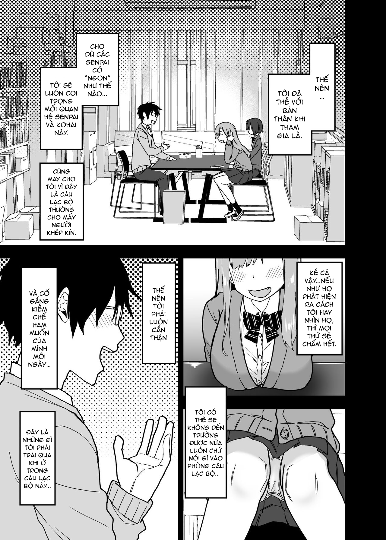 Đọc truyện hentai Vì senpai cho phép nên tôi đã làm chuyện đó với chị ấy - Chap 1