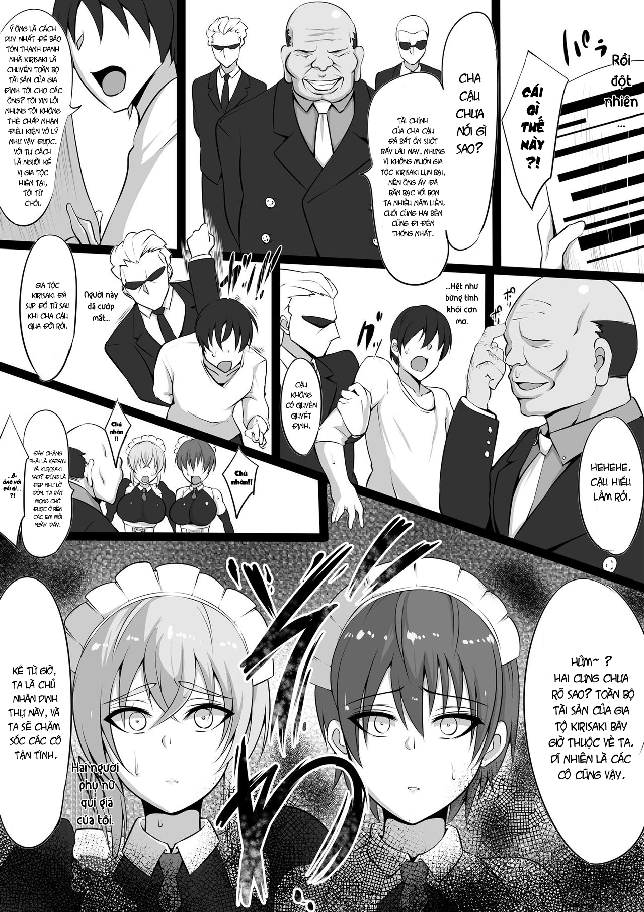 Đọc truyện hentai Hai nàng hầu ngọt nước - Oneshot