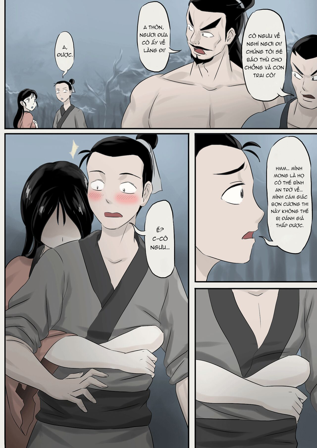 Đọc truyện hentai Ma nữ thức tỉnh - Chap 3 - Goá phụ về làng