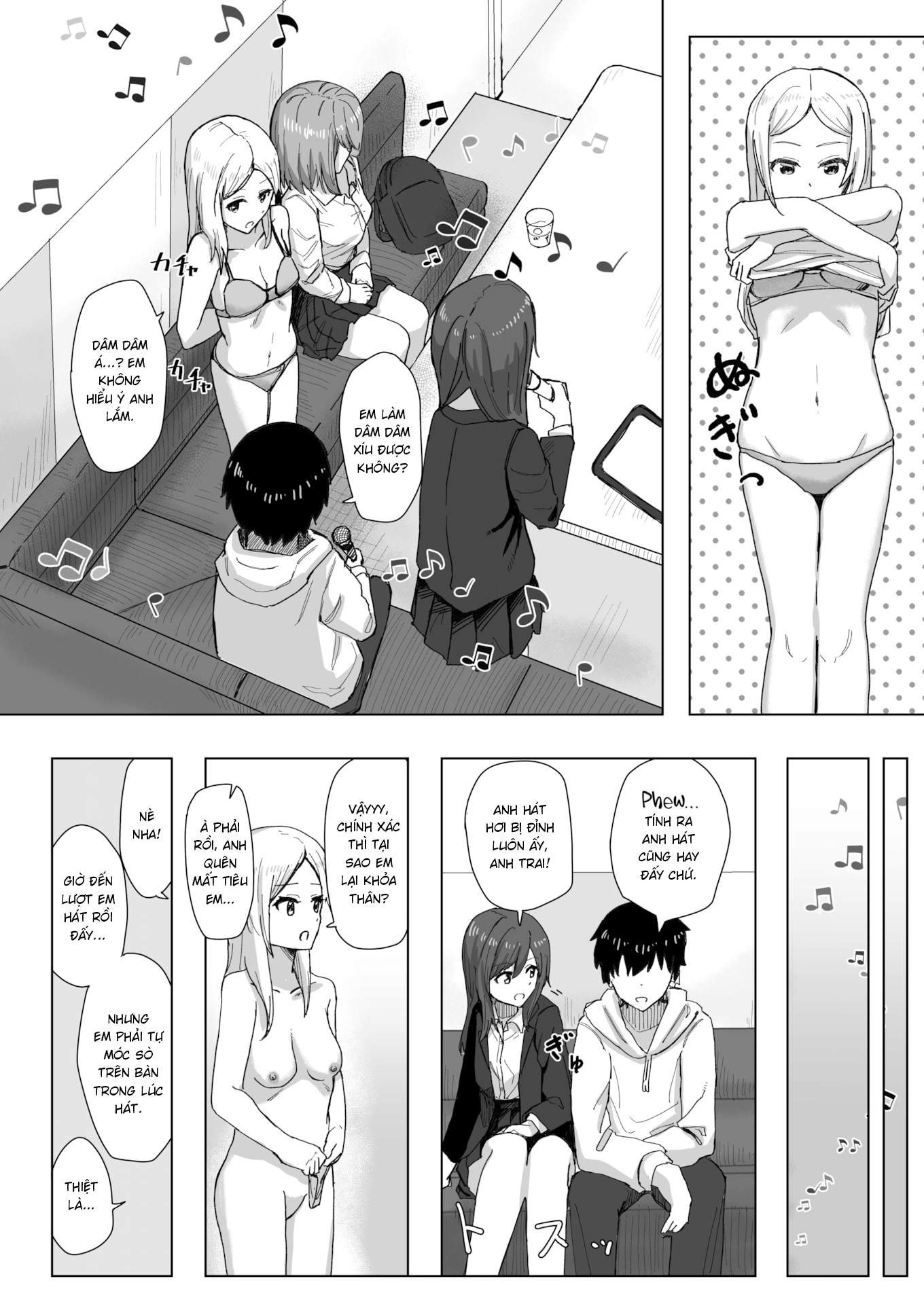Đọc truyện hentai Nhật ký hoán đổi thường thức - Chap 4: Hội bạn cẩu huyết karaoke