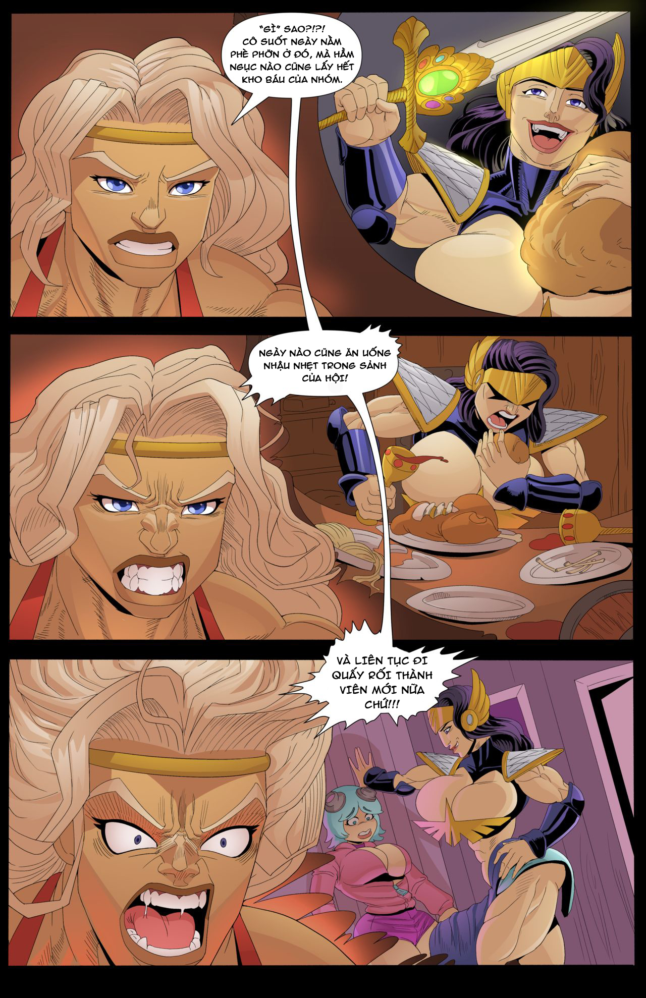 Đọc truyện hentai Hội chị em Amazons - Oneshot