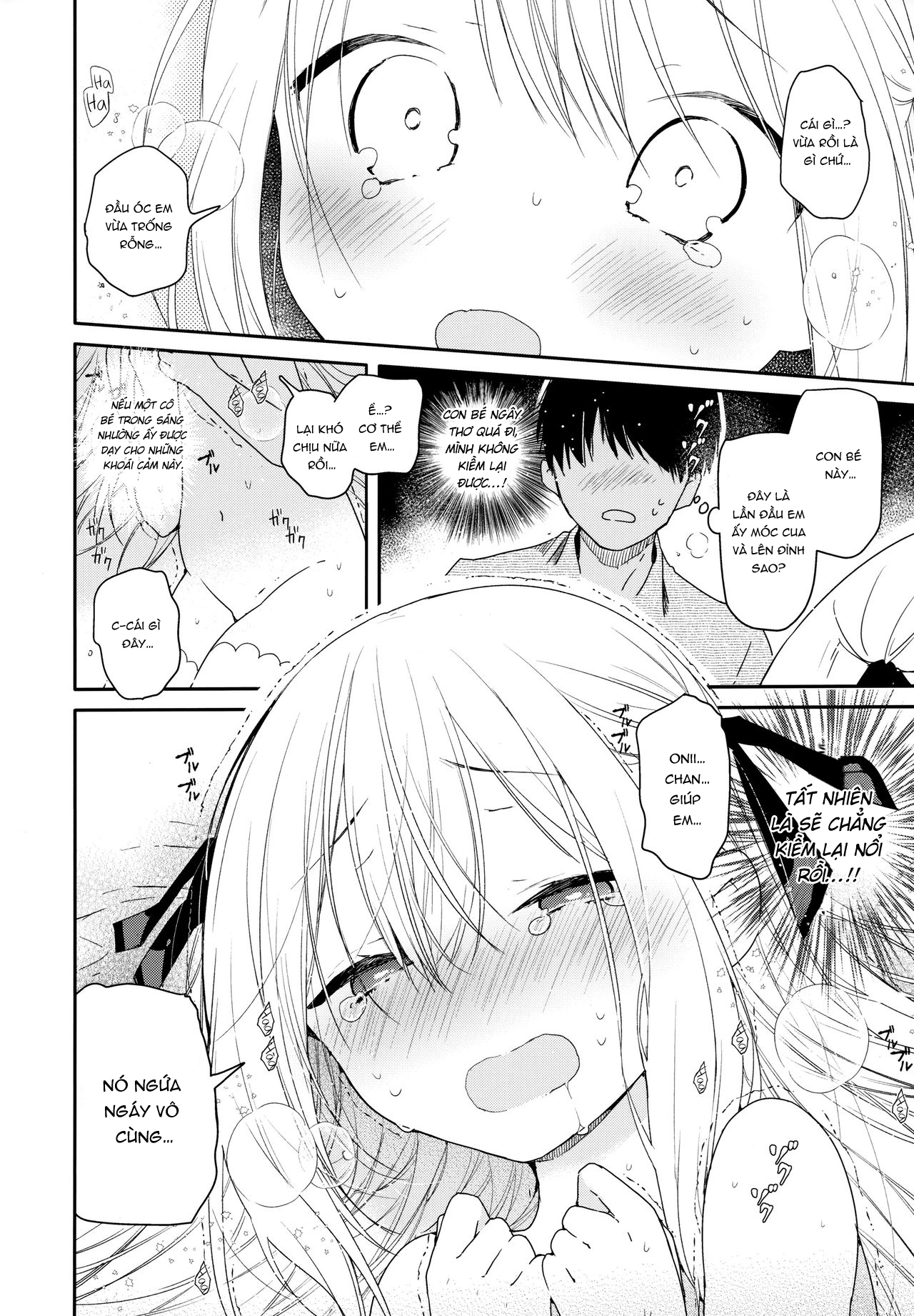 Đọc truyện hentai Tonari No Hakanage Shoujo To Hajimete Ecchi - Oneshot