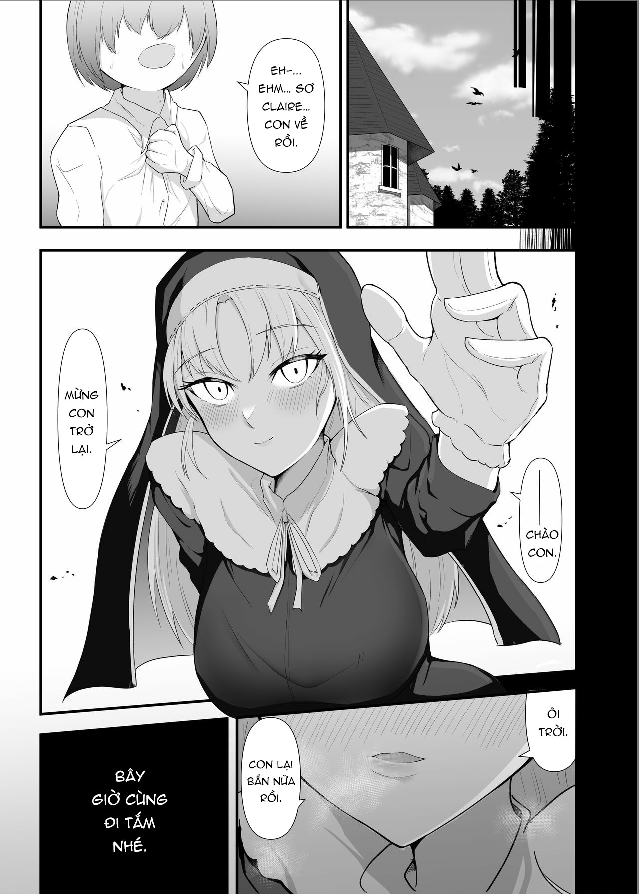 Đọc truyện hentai Cleaire-san to Boku no Hajimete - Oneshot