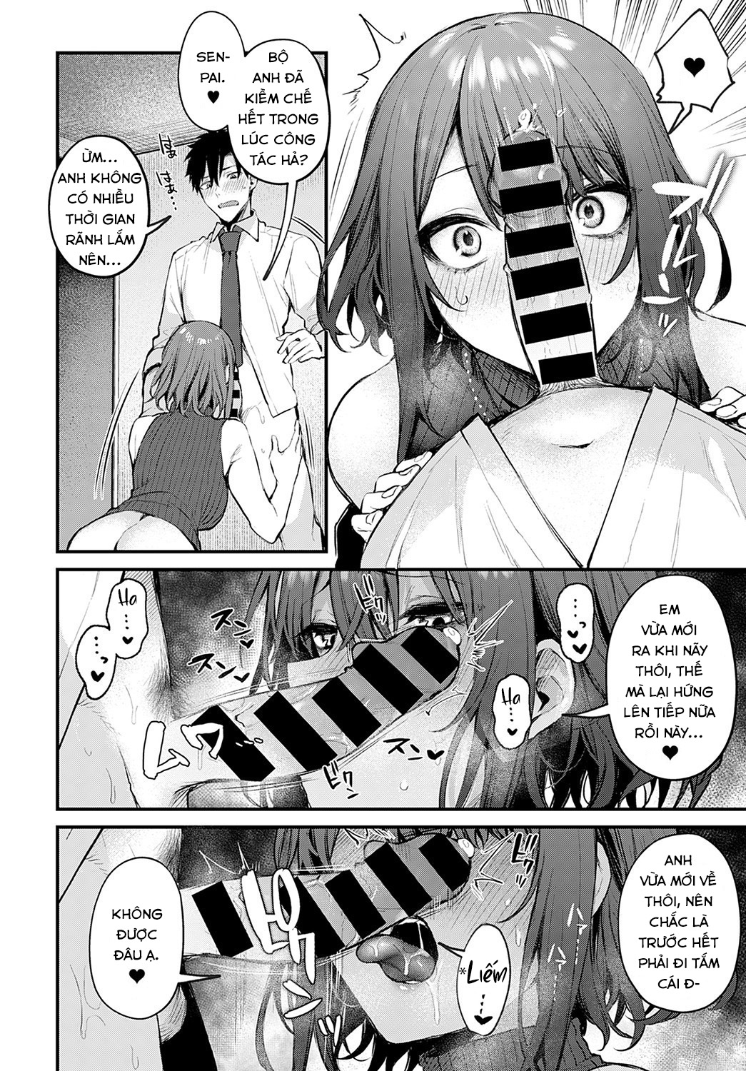 Đọc truyện hentai Machikirenai Kouhai Kanojo Tsujinaka-Chan - Oneshot