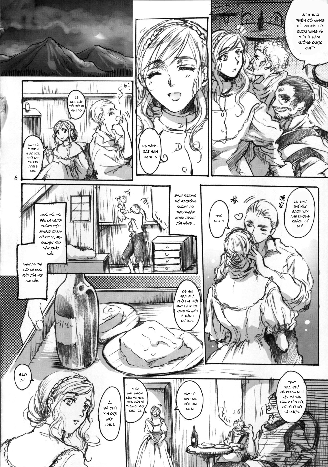 Đọc truyện hentai Daraku to Ryoushin - Chap 1