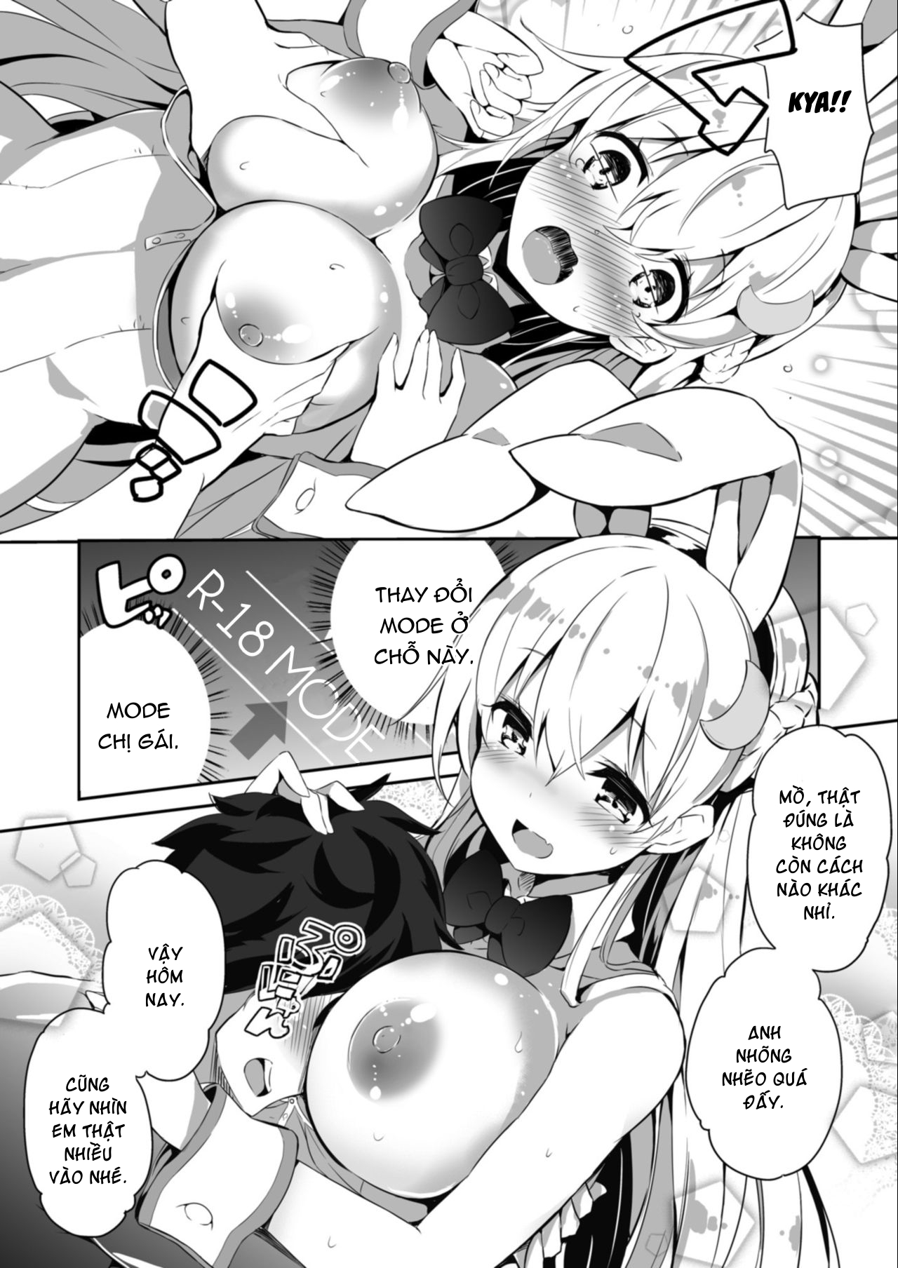 Đọc truyện hentai VR dakedo Amaetai - 1 shot cute vãi cức