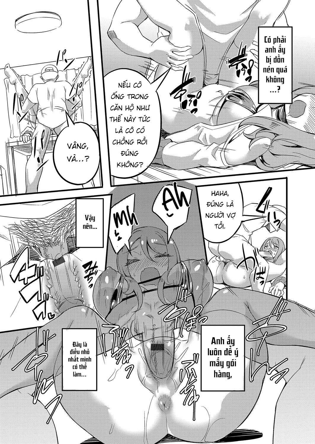 Đọc truyện hentai Một Ngày Của Bà Nội Trợ Trẻ - Oneshot