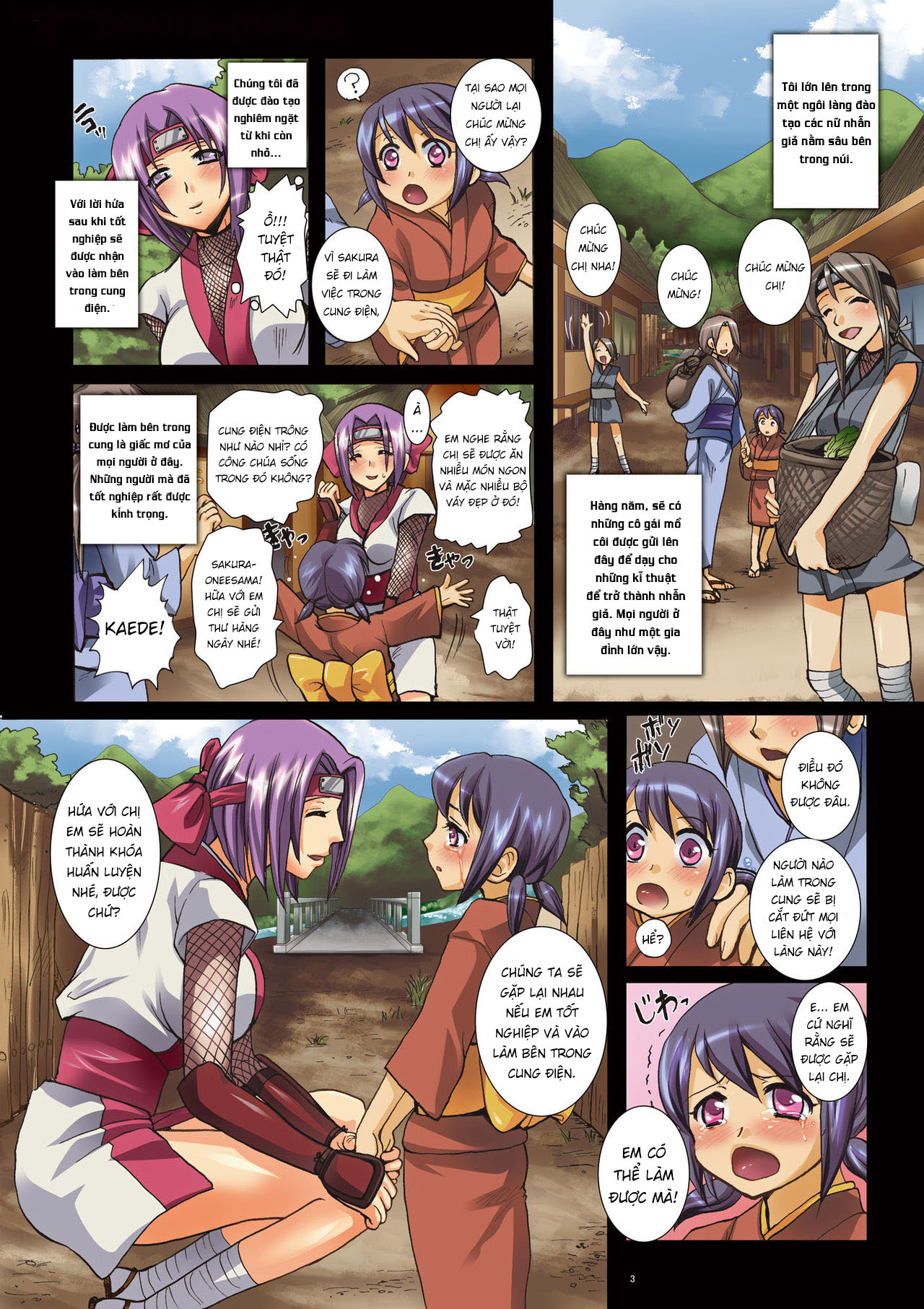Đọc truyện hentai Ngôi làng đào tạo nhẫn giả - Chap 1