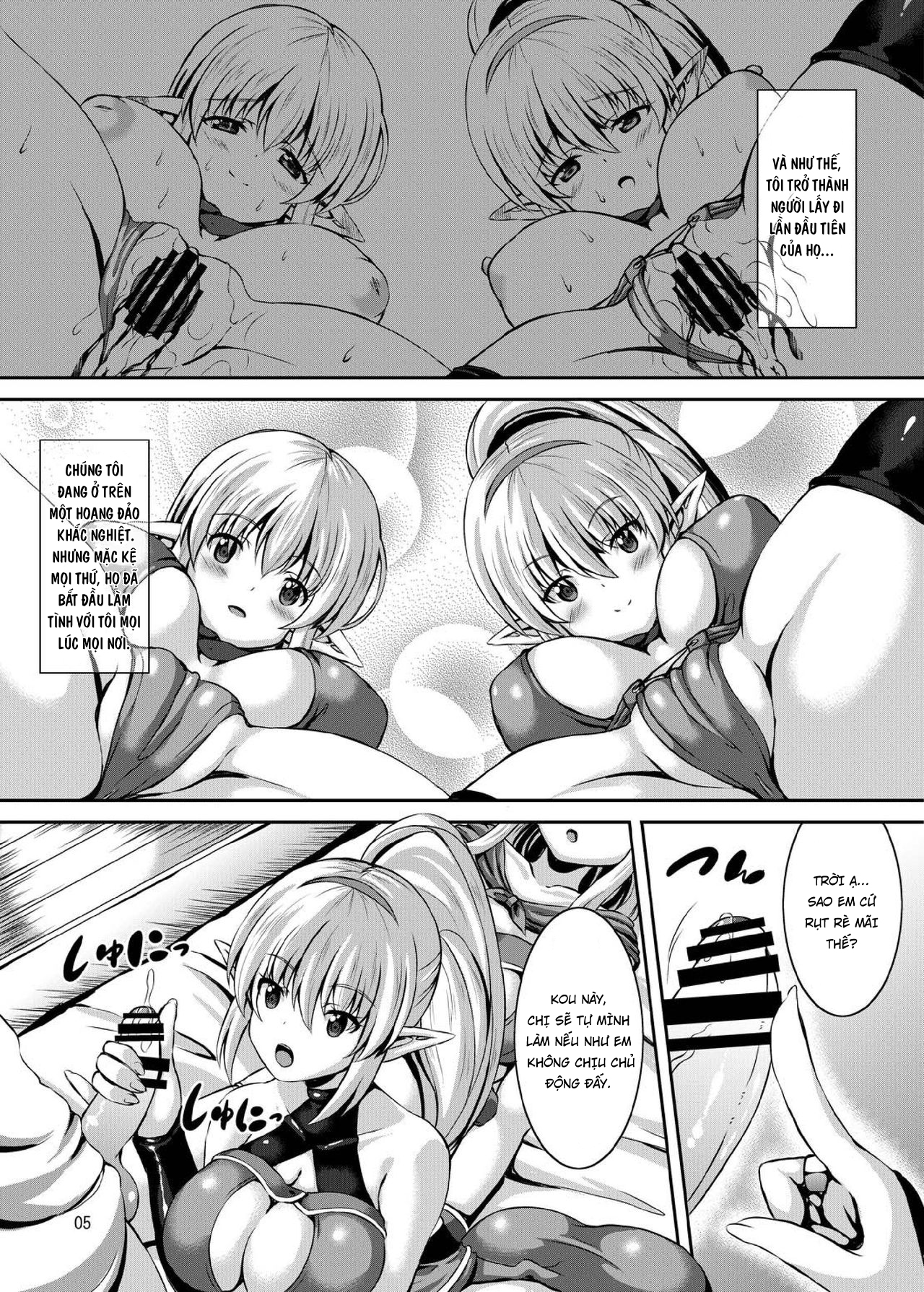Đọc truyện hentai Tôi và những chị gái ở thế giới song song - Oneshot
