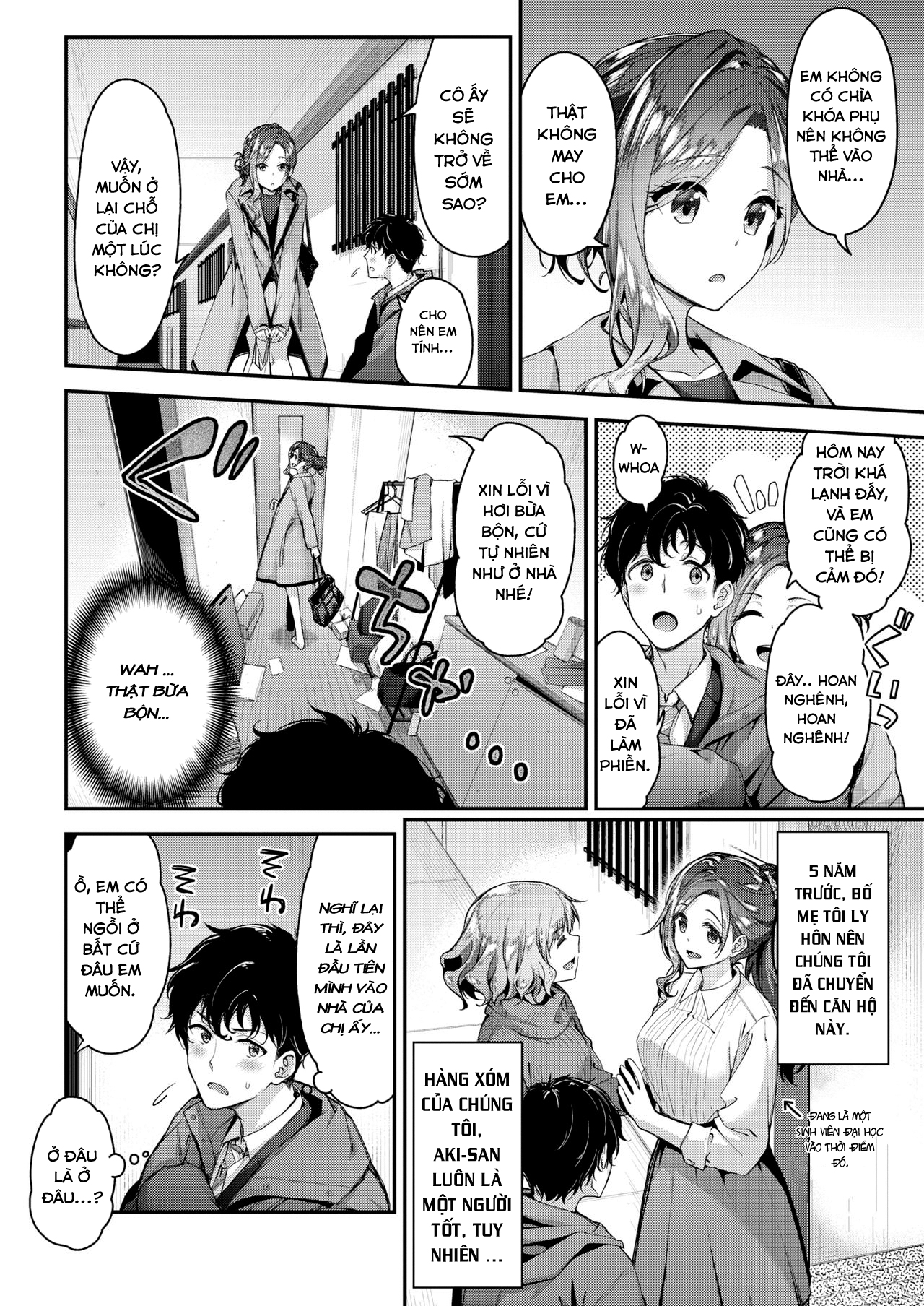 Đọc truyện hentai Totsugeki★Tonari no Onee-san - Oneshot