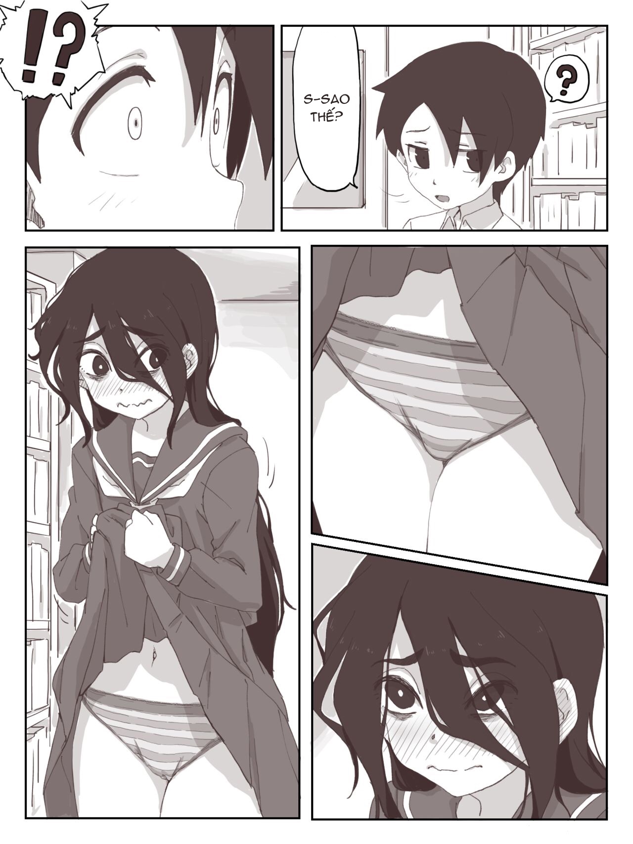 Đọc truyện hentai Senpai, hãy ra trên tay em - Oneshot