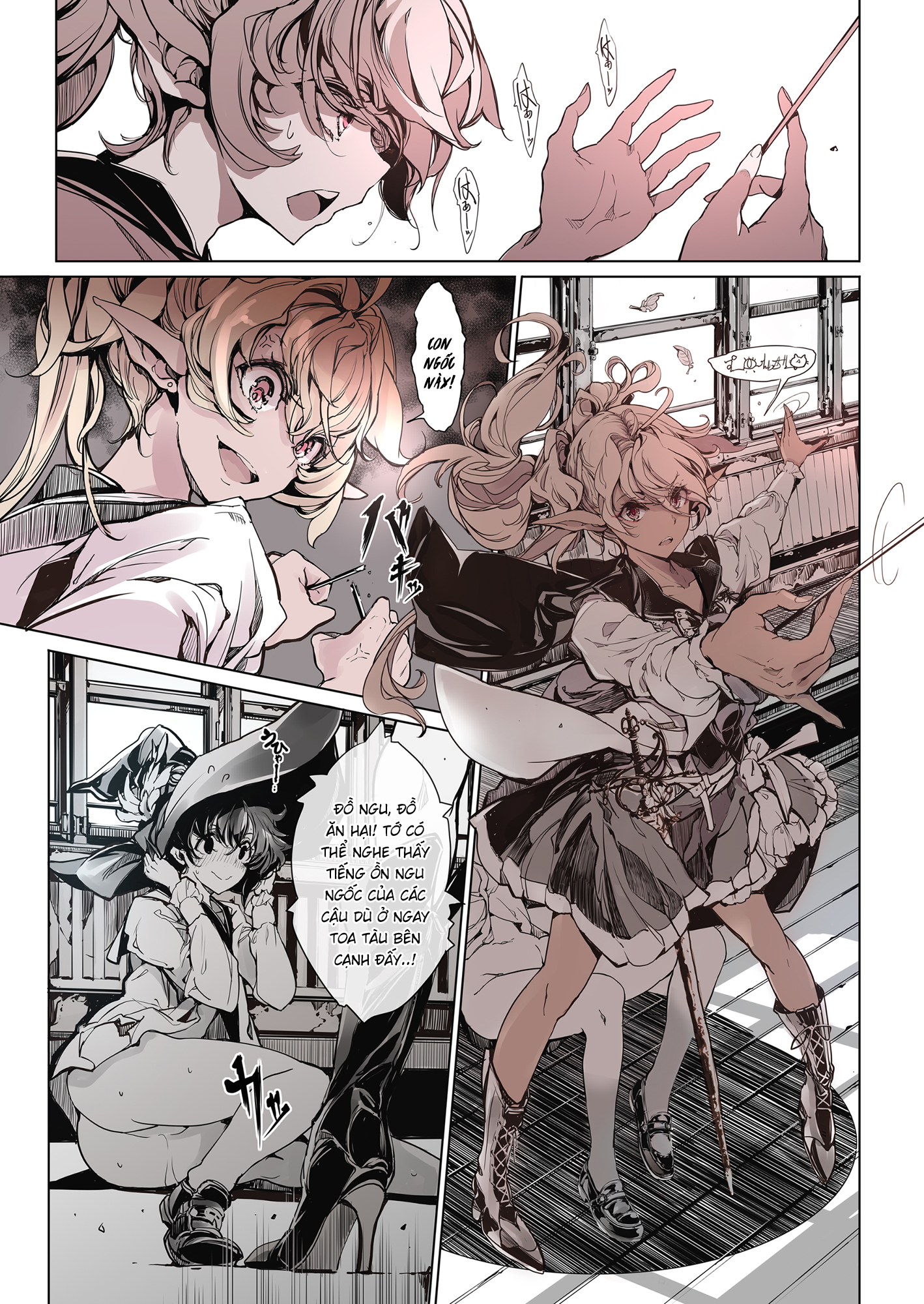 Đọc truyện hentai Bí mật của trinh nữ kị sĩ - Chap 2: Kị sĩ trinh nữ trên chuyến tàu dục vọng