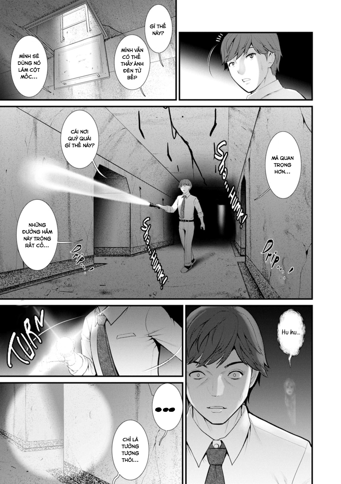 Đọc truyện hentai Tuần trăng mật dưới 30m đất - Chap 3