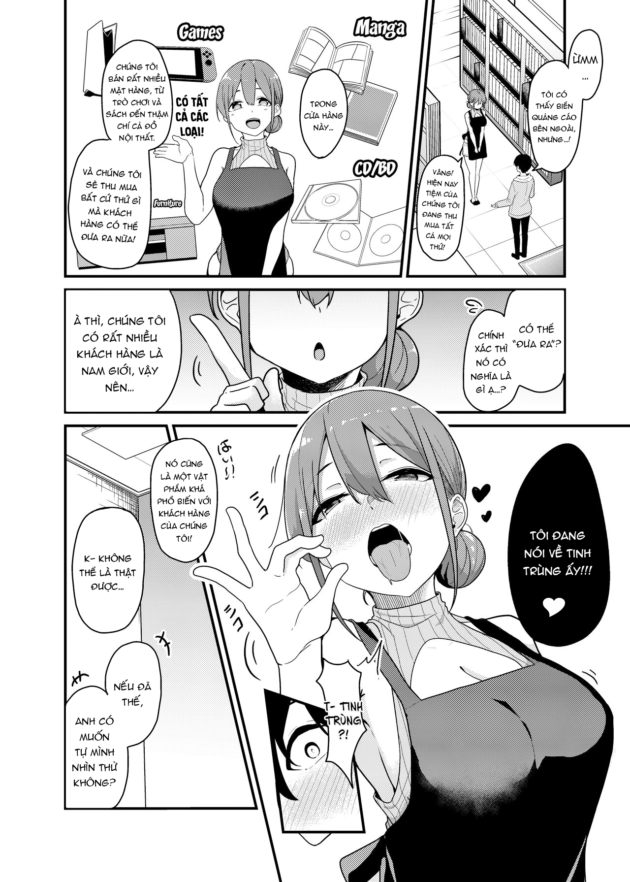 Đọc truyện hentai Dịch vụ mua tinh trùng!!! - Oneshot